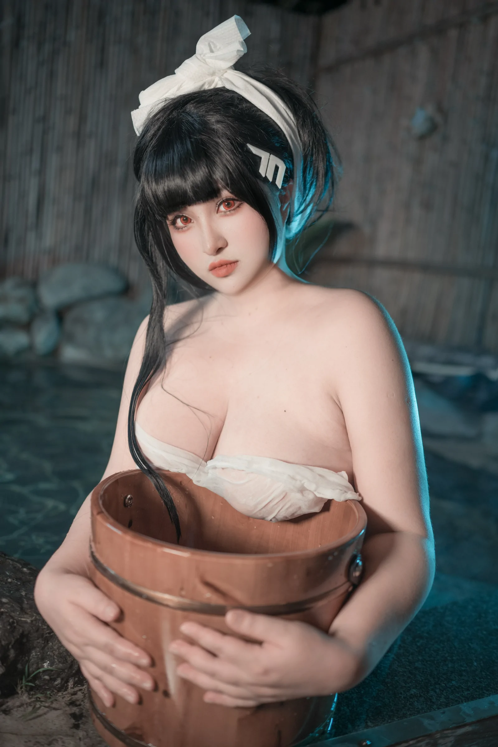 夏鸽鸽不想起床&上杉绘黎落&滢妹 – 温泉假日 [46P] - 妍画集-妍画集