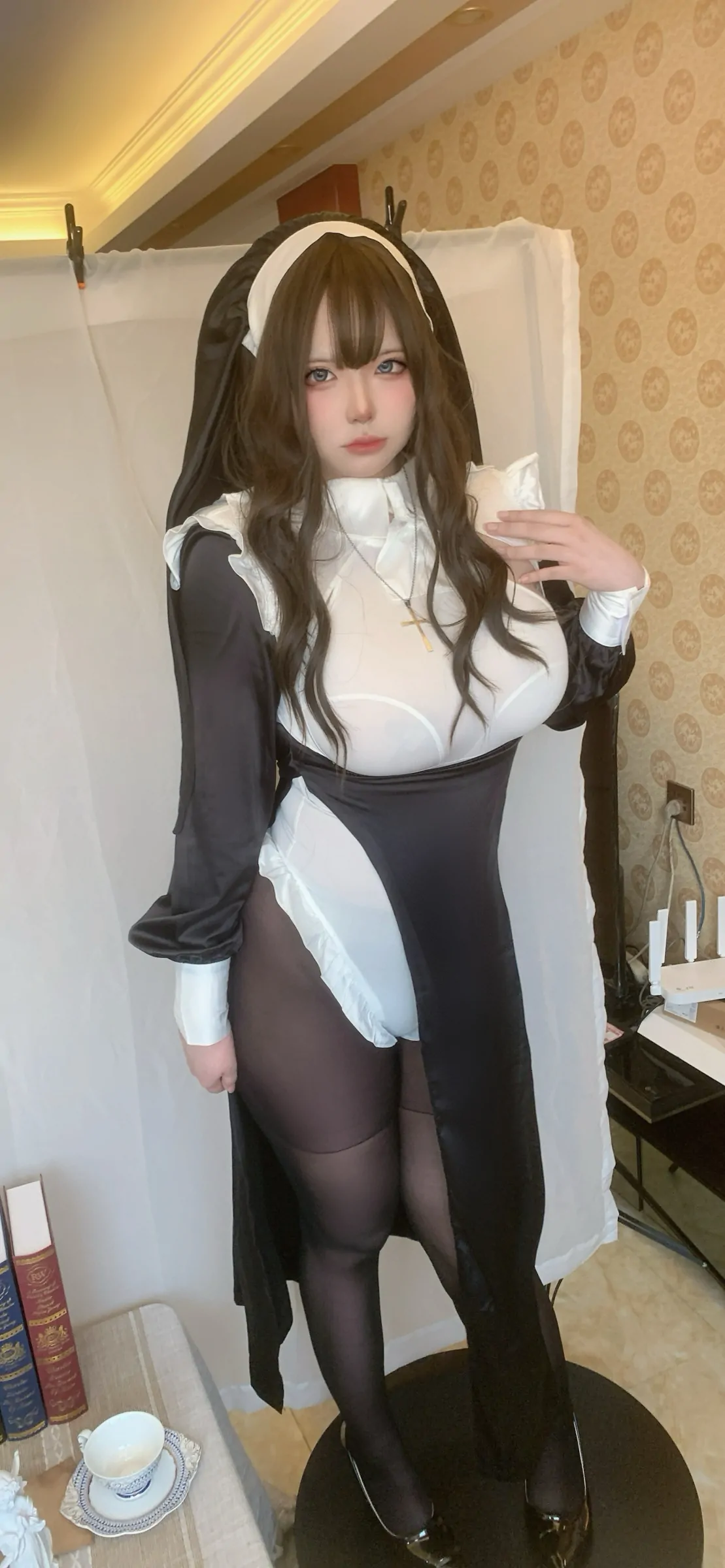 miko酱ww - 修女 [42P] 插图3