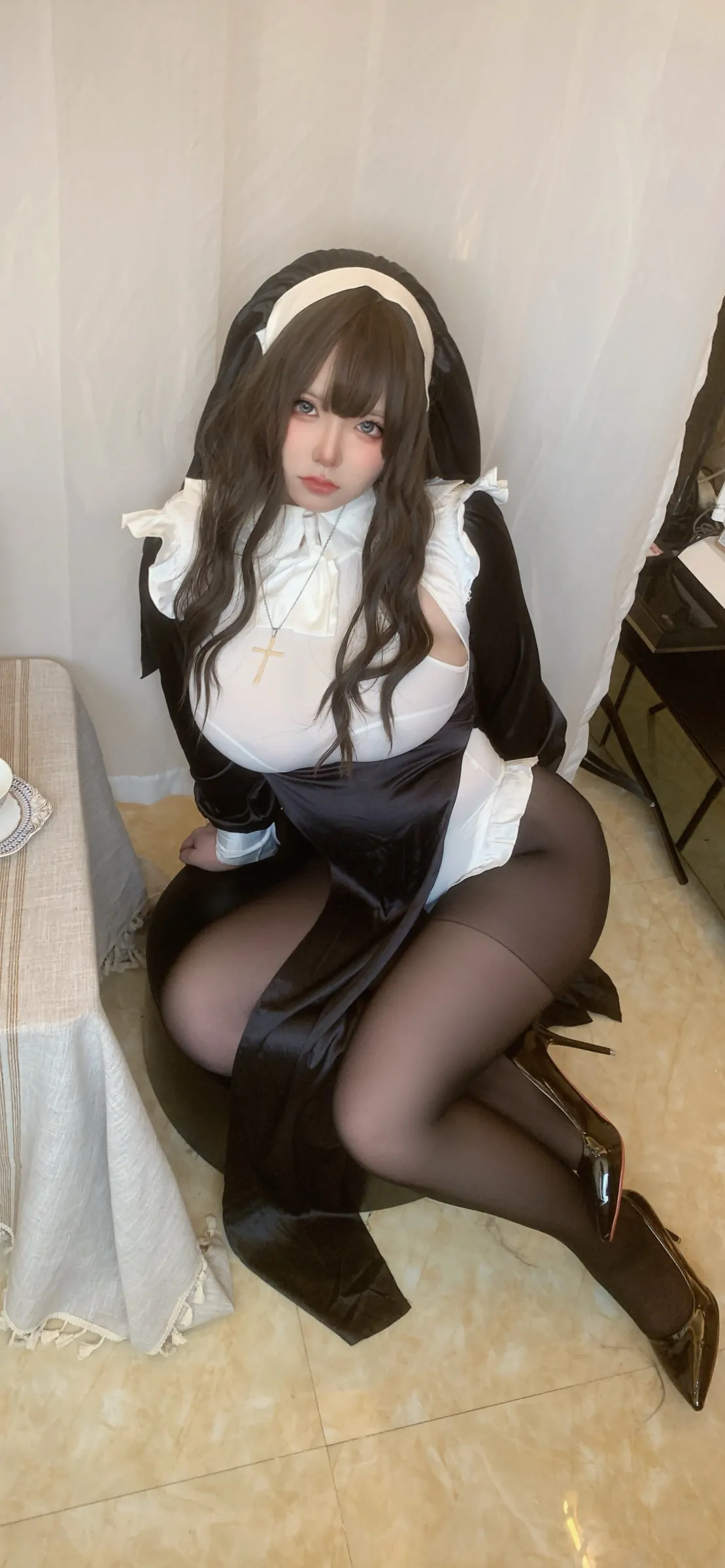 miko酱ww - 修女 [42P] 插图5