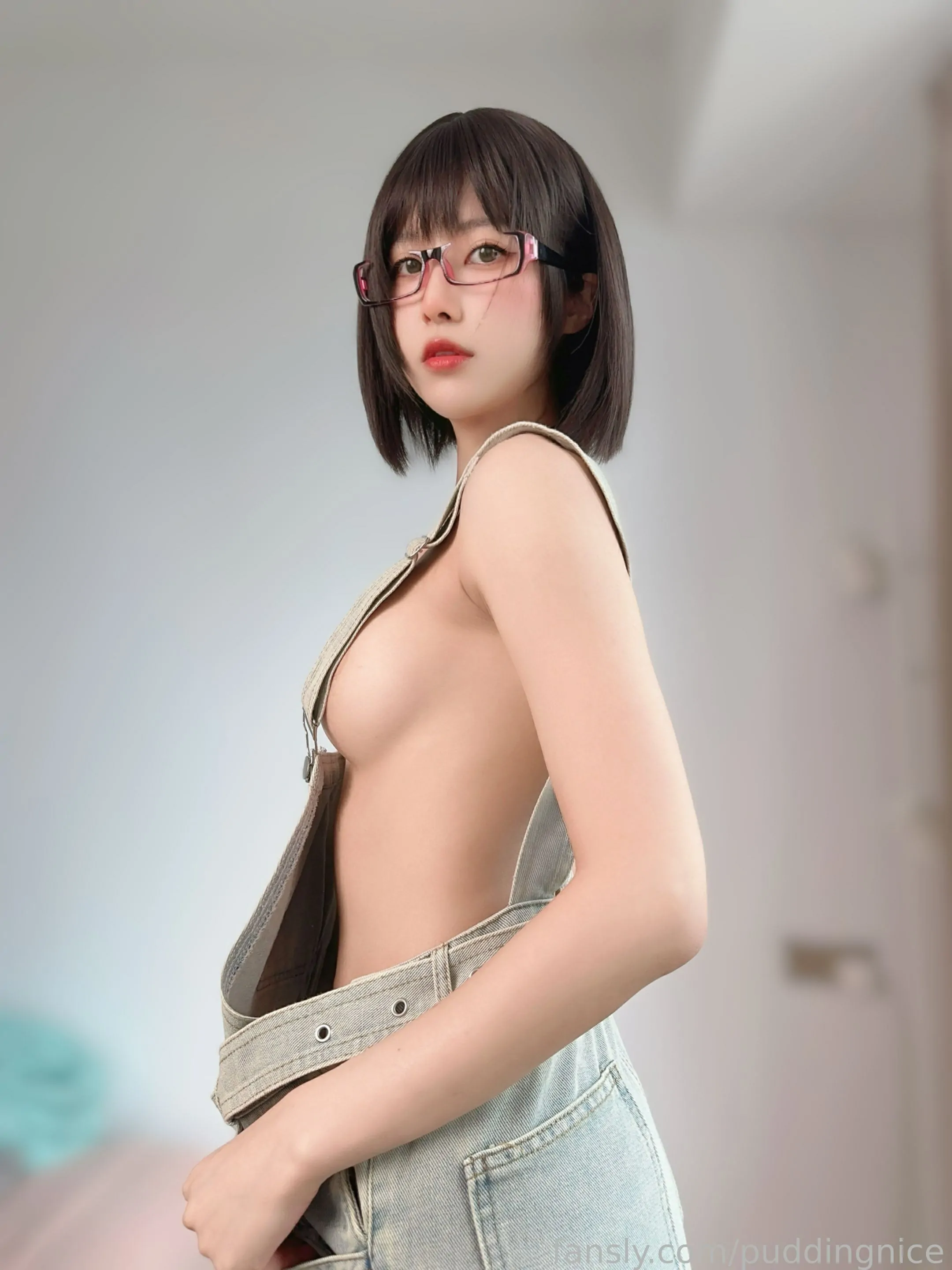 布丁大法 – 色氣背帶褲 [26P] 插图6