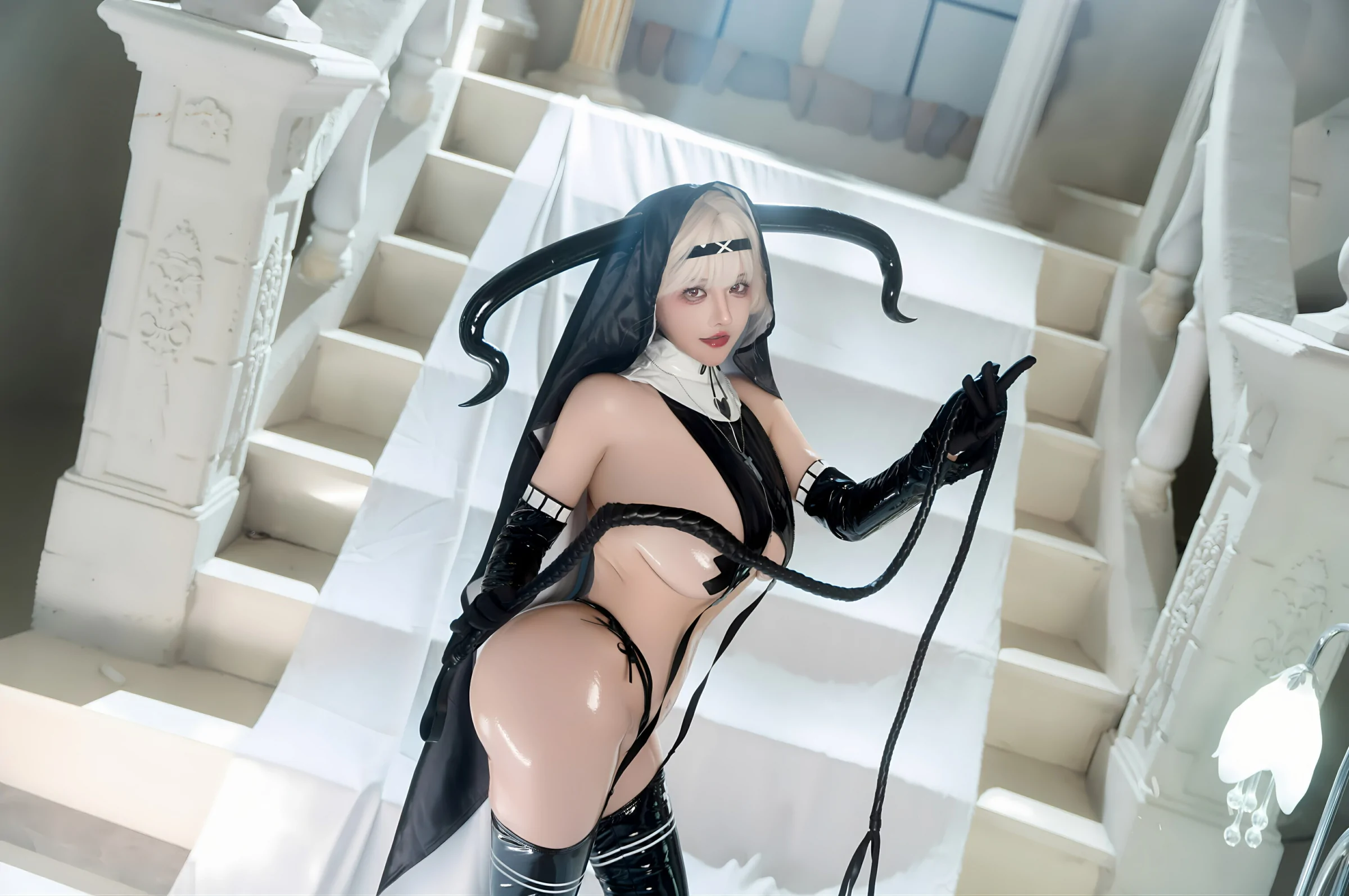 古阿扎 - 恶魔修女 [89P] 插图6