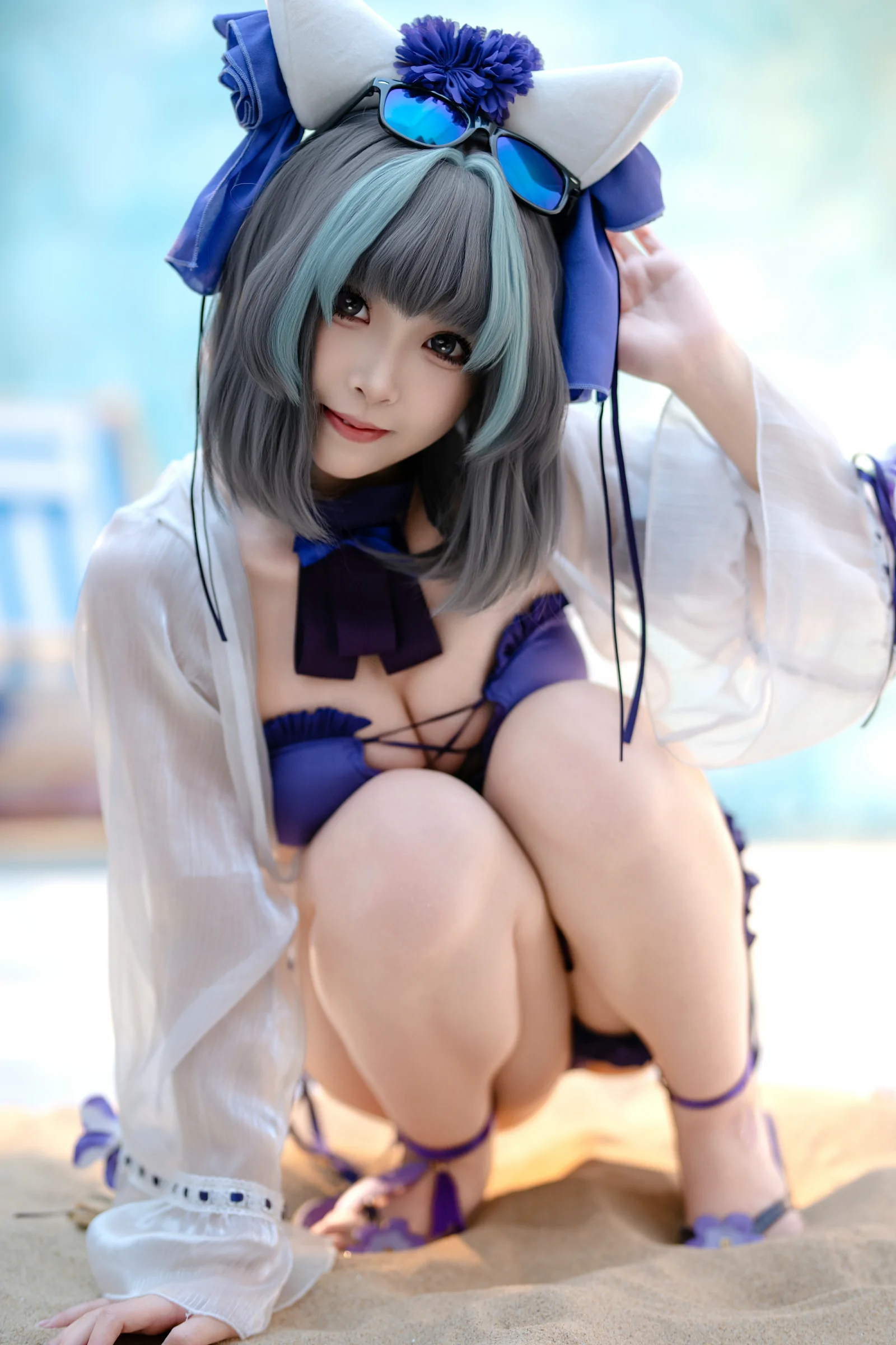 Bangni邦尼 - 泳装柴郡 [86P] 插图6