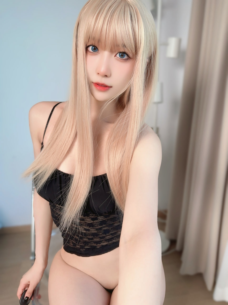 布丁大法 – 黑色吊带 [27P] 插图2