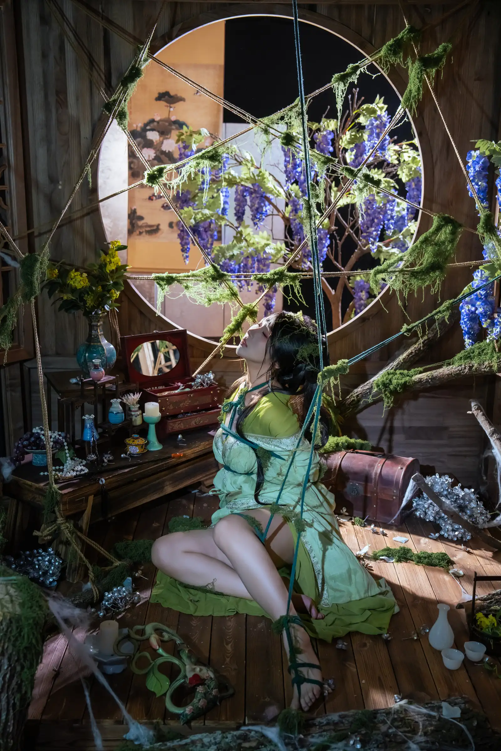 云溪溪 – 苔缚[93P]-妍画集