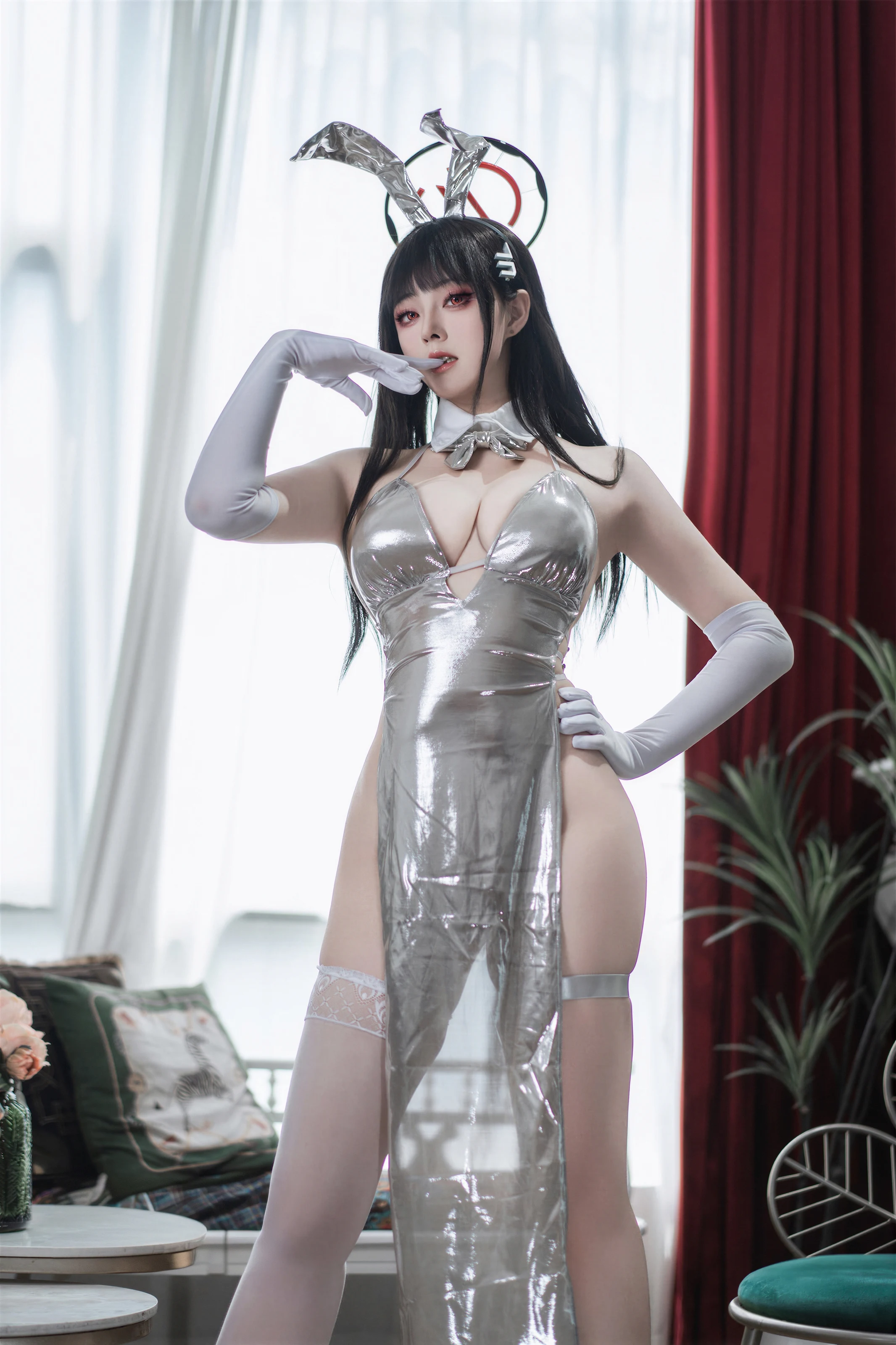 Natsuko夏夏子 – 蔚蓝档案 调月莉音礼服 [72P]-妍画集