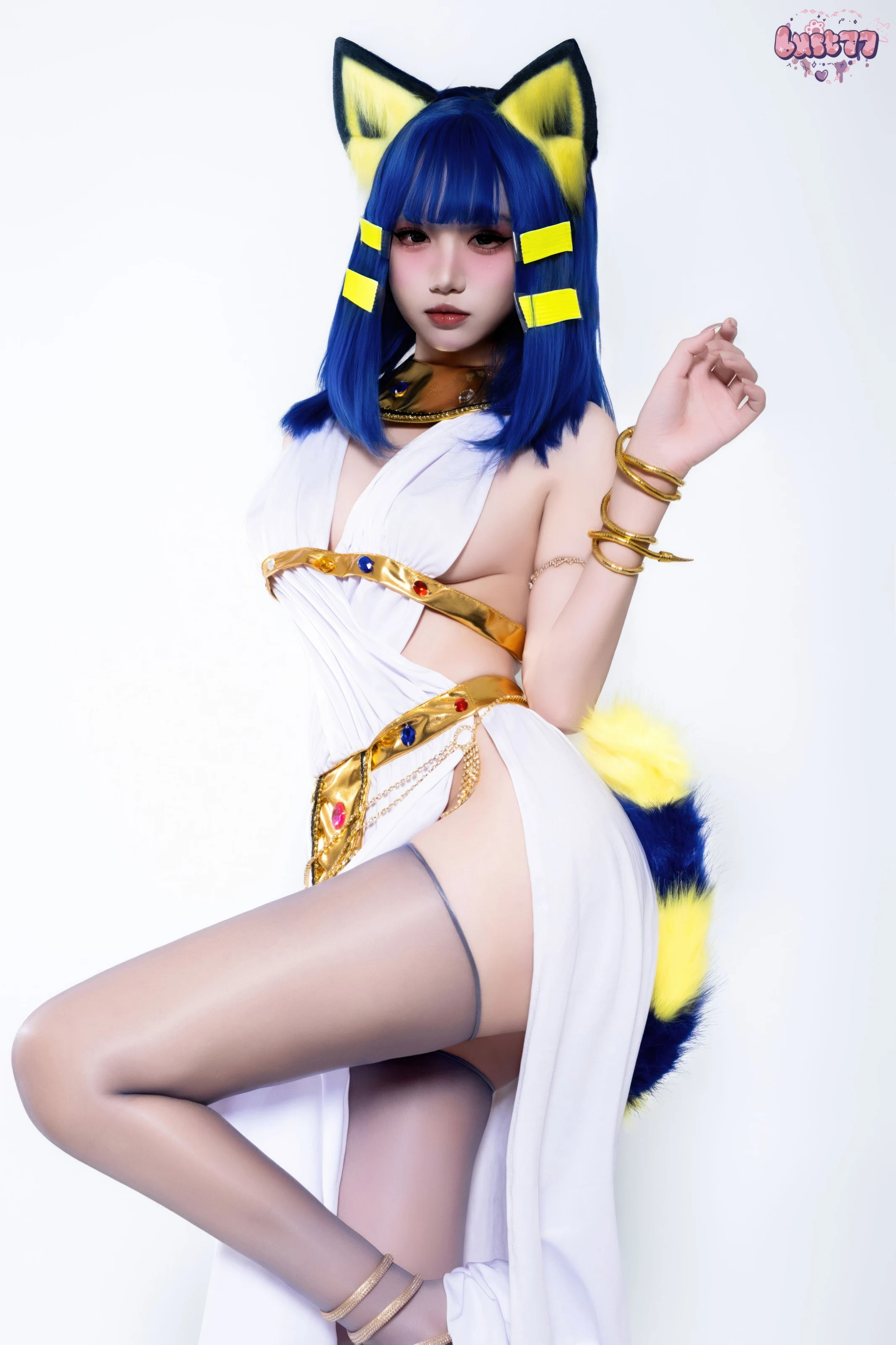 柒柒要乖哦 – 白·埃及猫 [65P]-妍画集