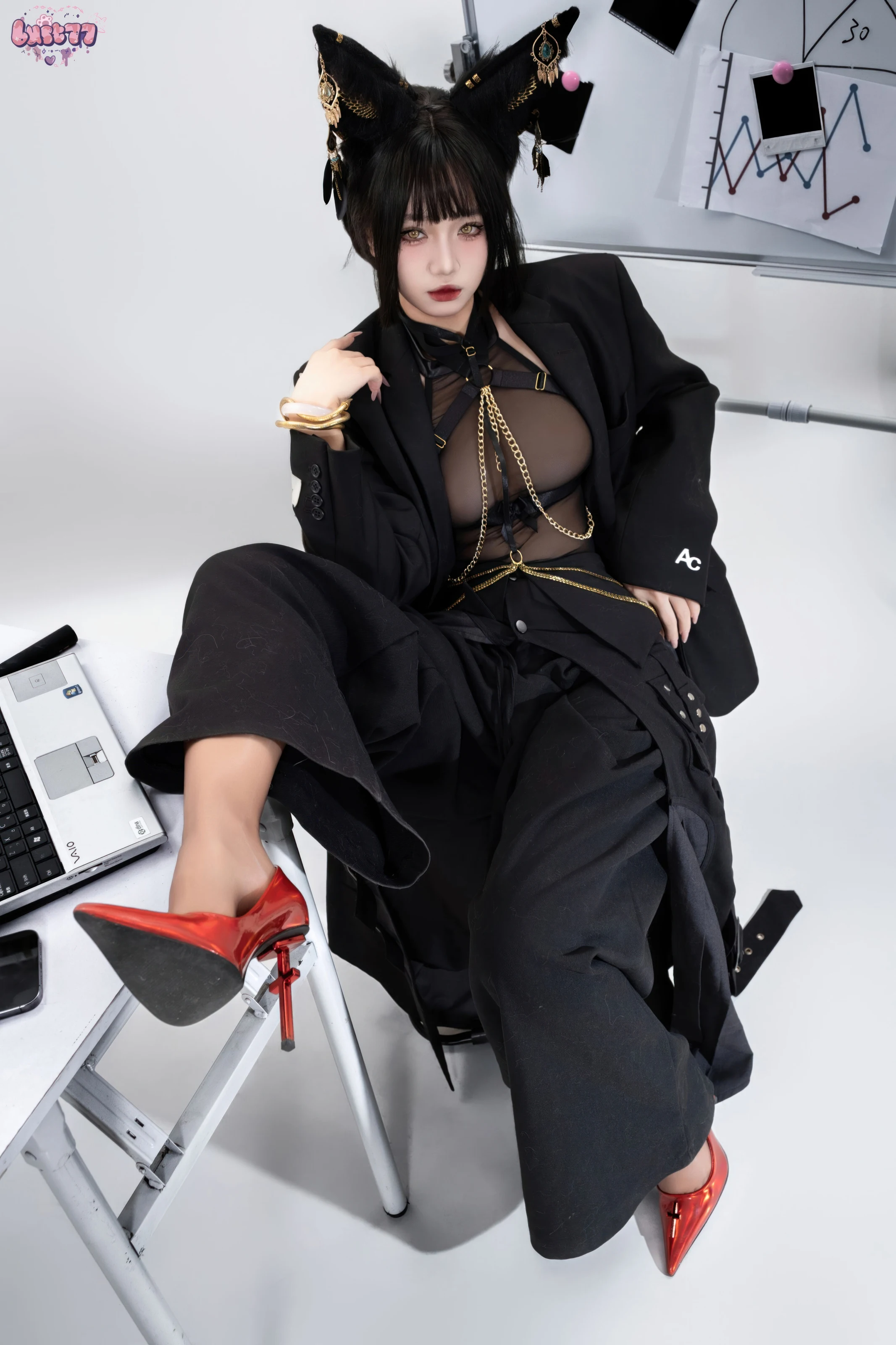 柒柒要乖哦 – 黑·阿努比斯 [168P] 插图3