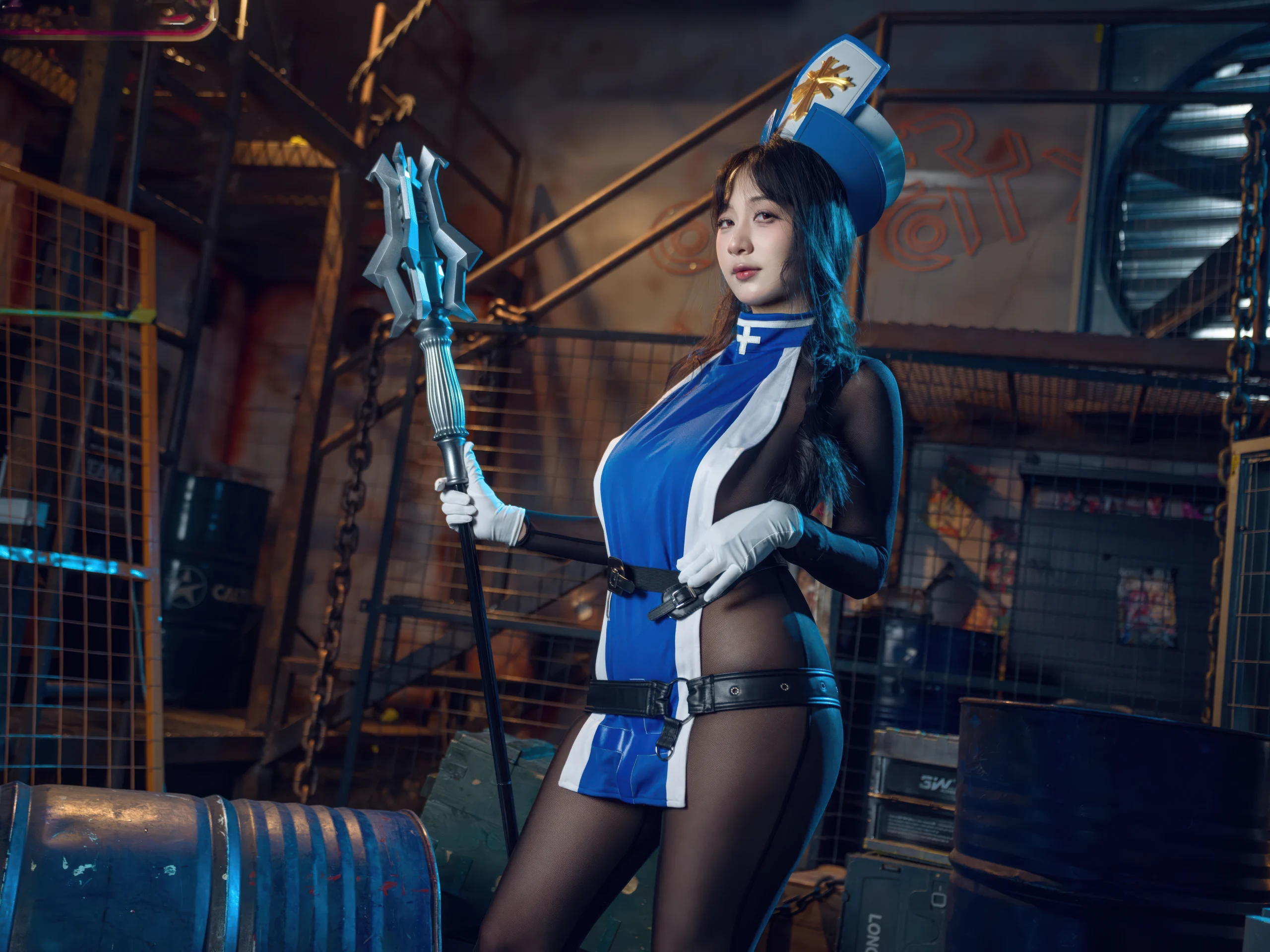 浅安安 – Nikke胜利女神 梅登·冰玫瑰 [84P] 插图2