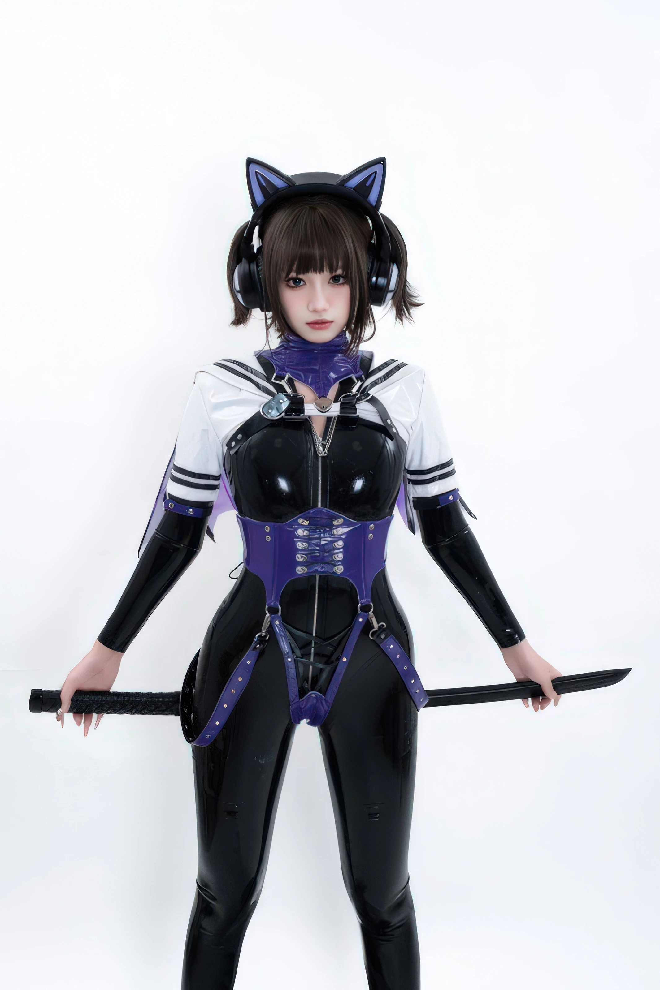 柒柒要乖哦 – 白棚胶衣 [78P] 插图5