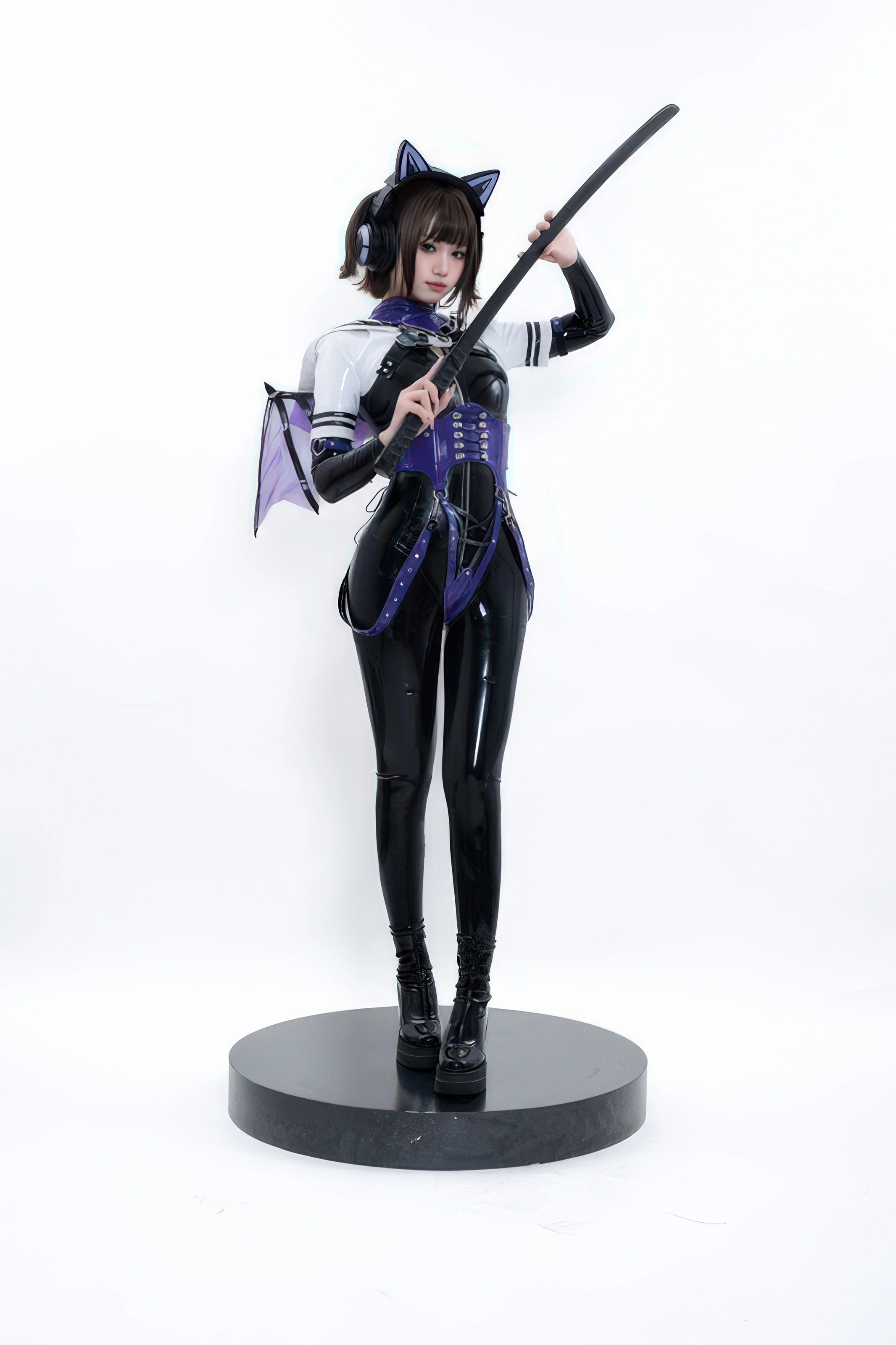 柒柒要乖哦 – 白棚胶衣 [78P] 插图2