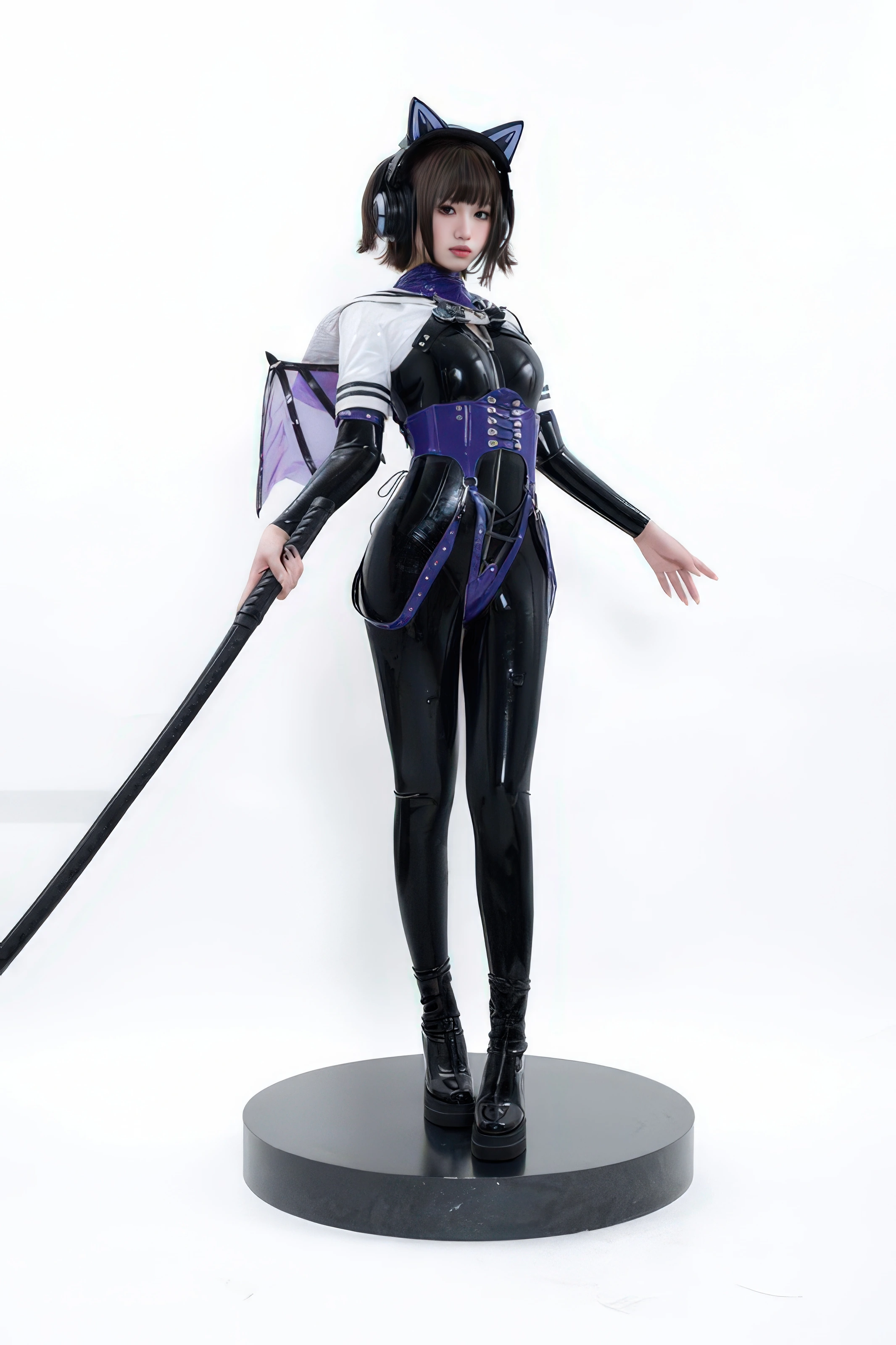 柒柒要乖哦 – 白棚胶衣 [78P] 插图3