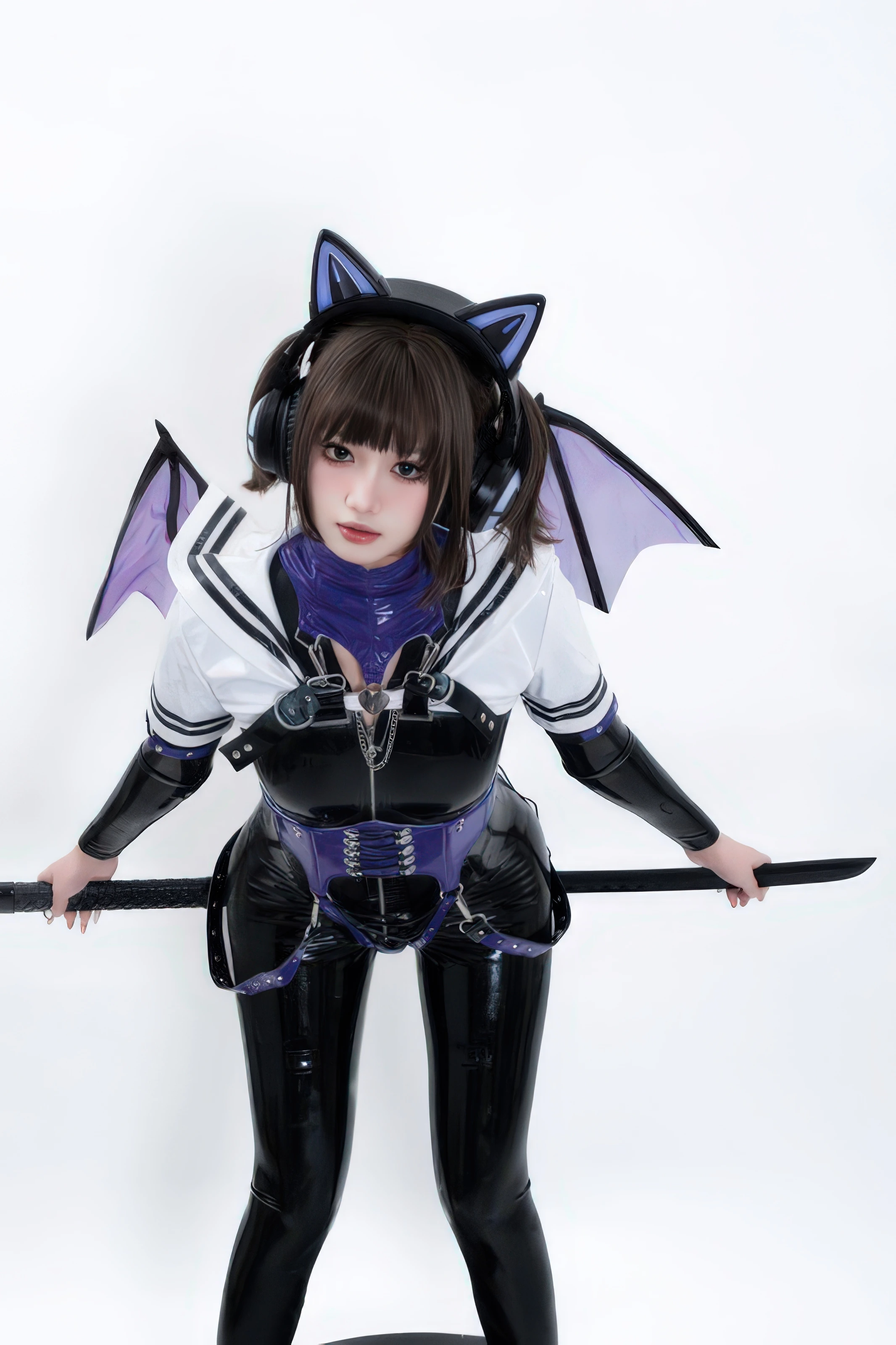 柒柒要乖哦 – 白棚胶衣 [78P] 插图6