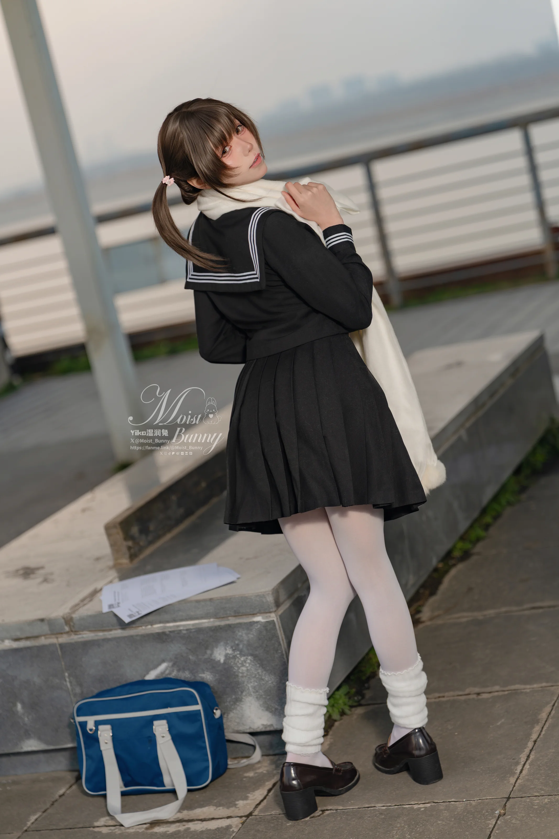 咬一口兔娘(黏黏团子兔) – 放课后の归路 [121P] 插图6