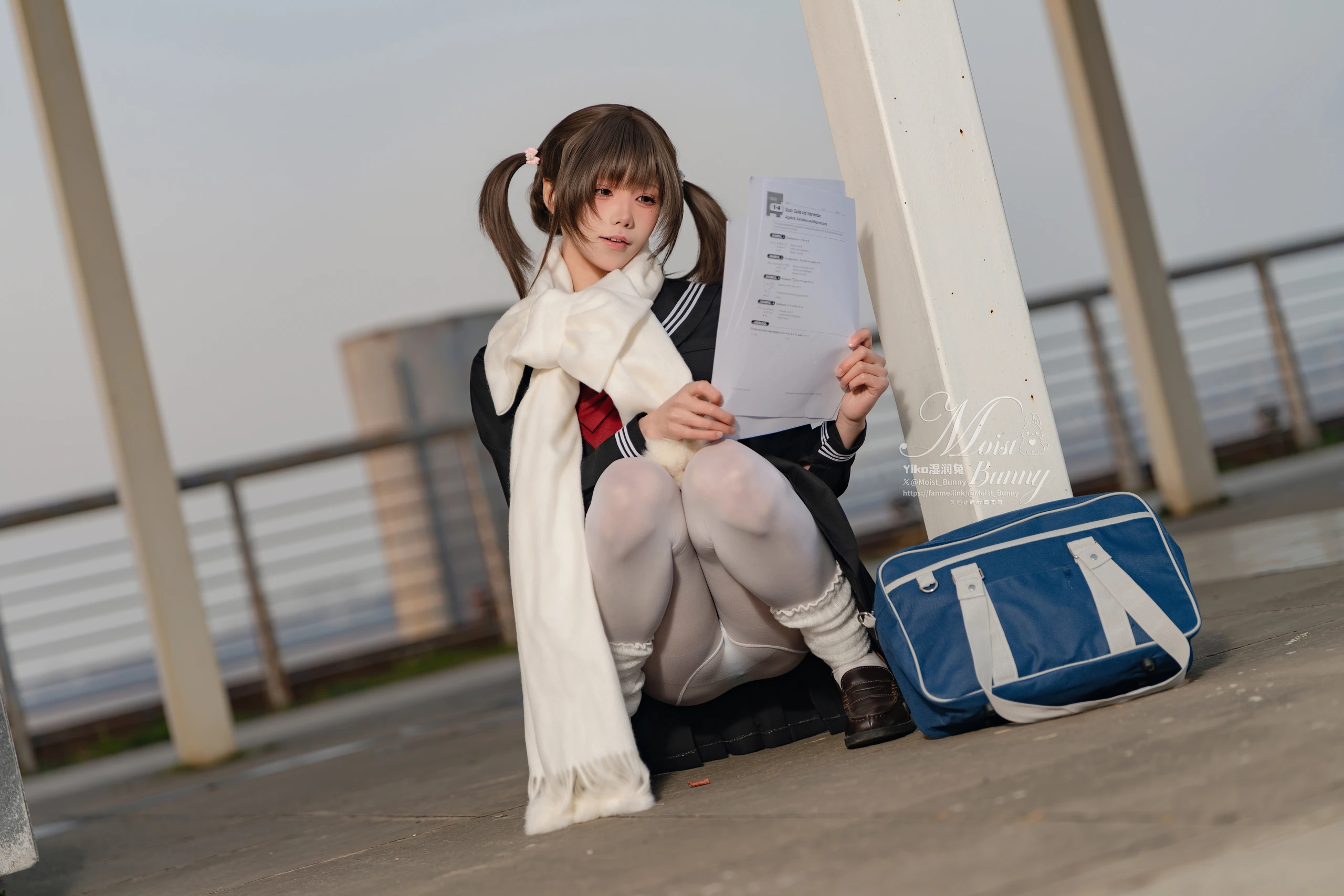 咬一口兔娘(黏黏团子兔) – 放课后の归路 [121P] 插图5