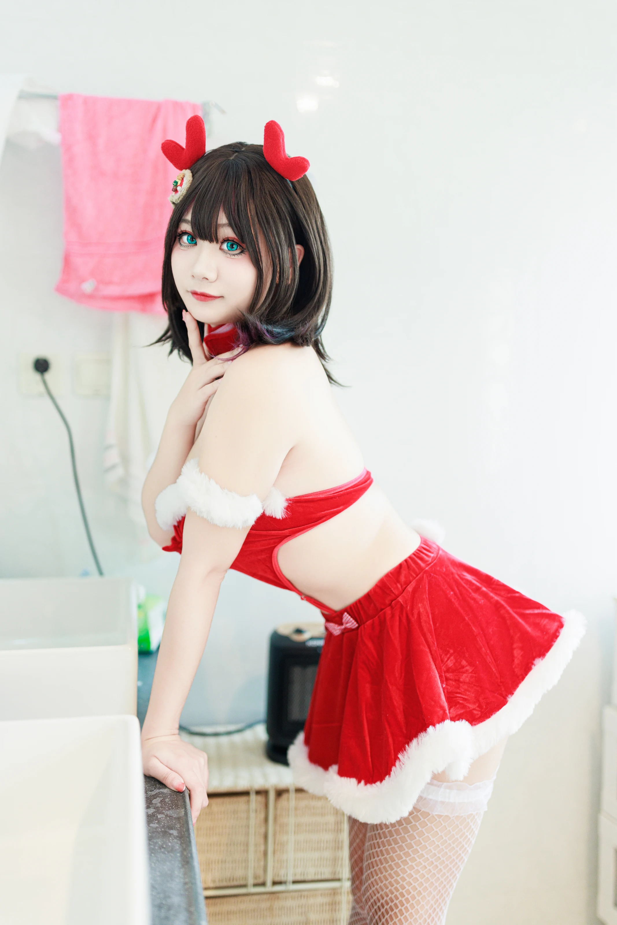 阿雪雪 – 圣诞居家 [83P] 插图2