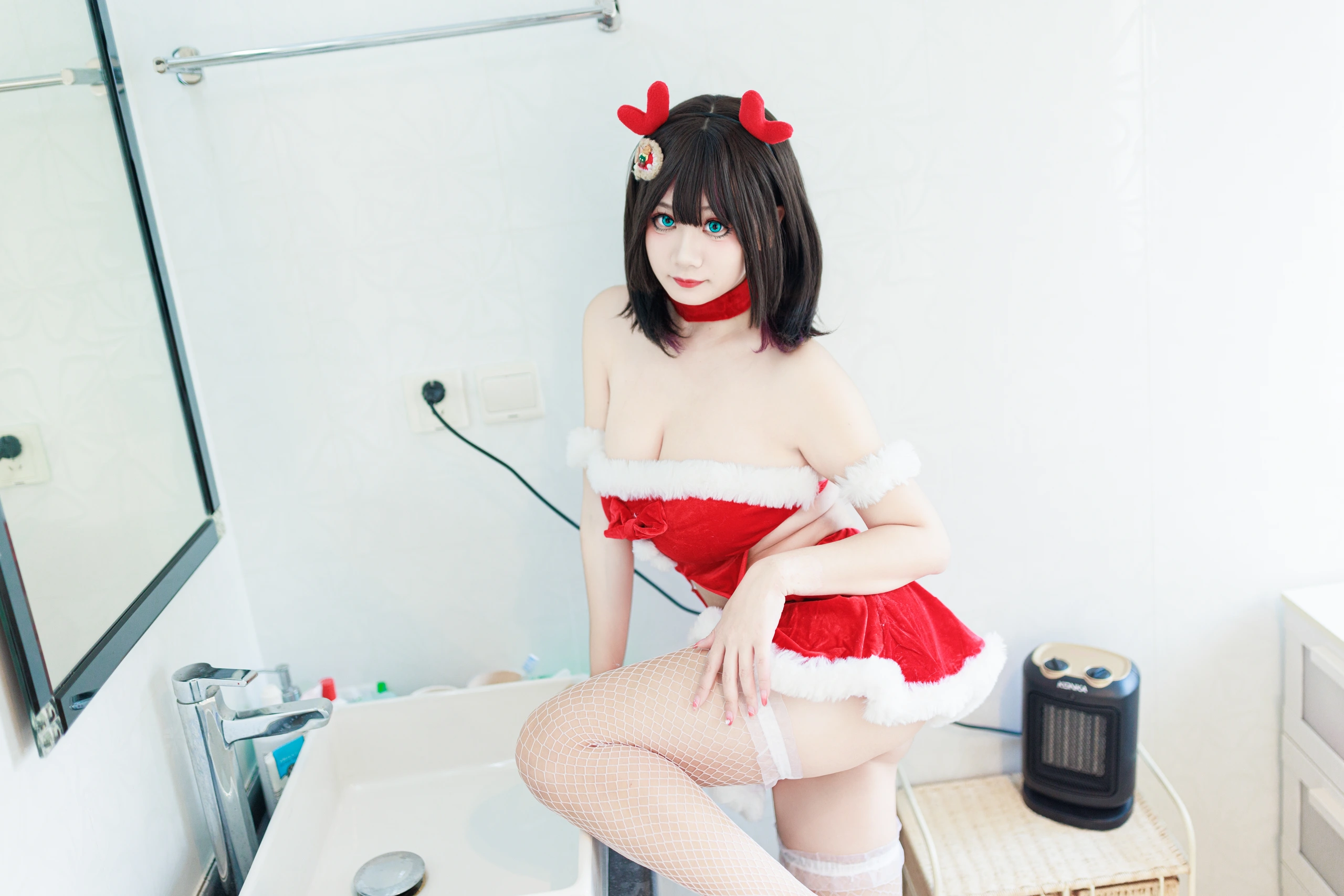 阿雪雪 – 圣诞居家 [83P] 插图5