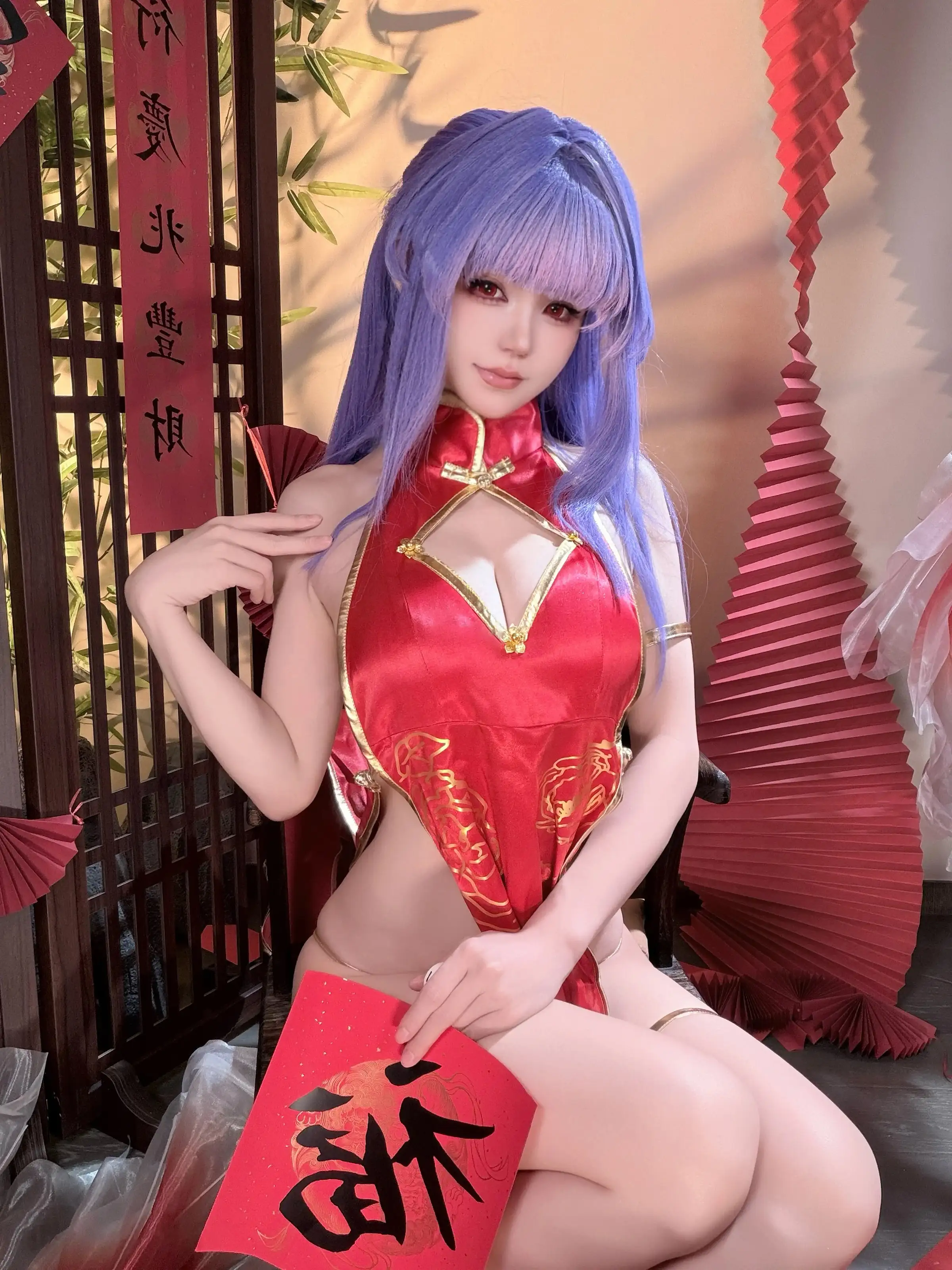 小仓千代w – Patreon订阅 萌姬联合旗袍[29P] 插图2