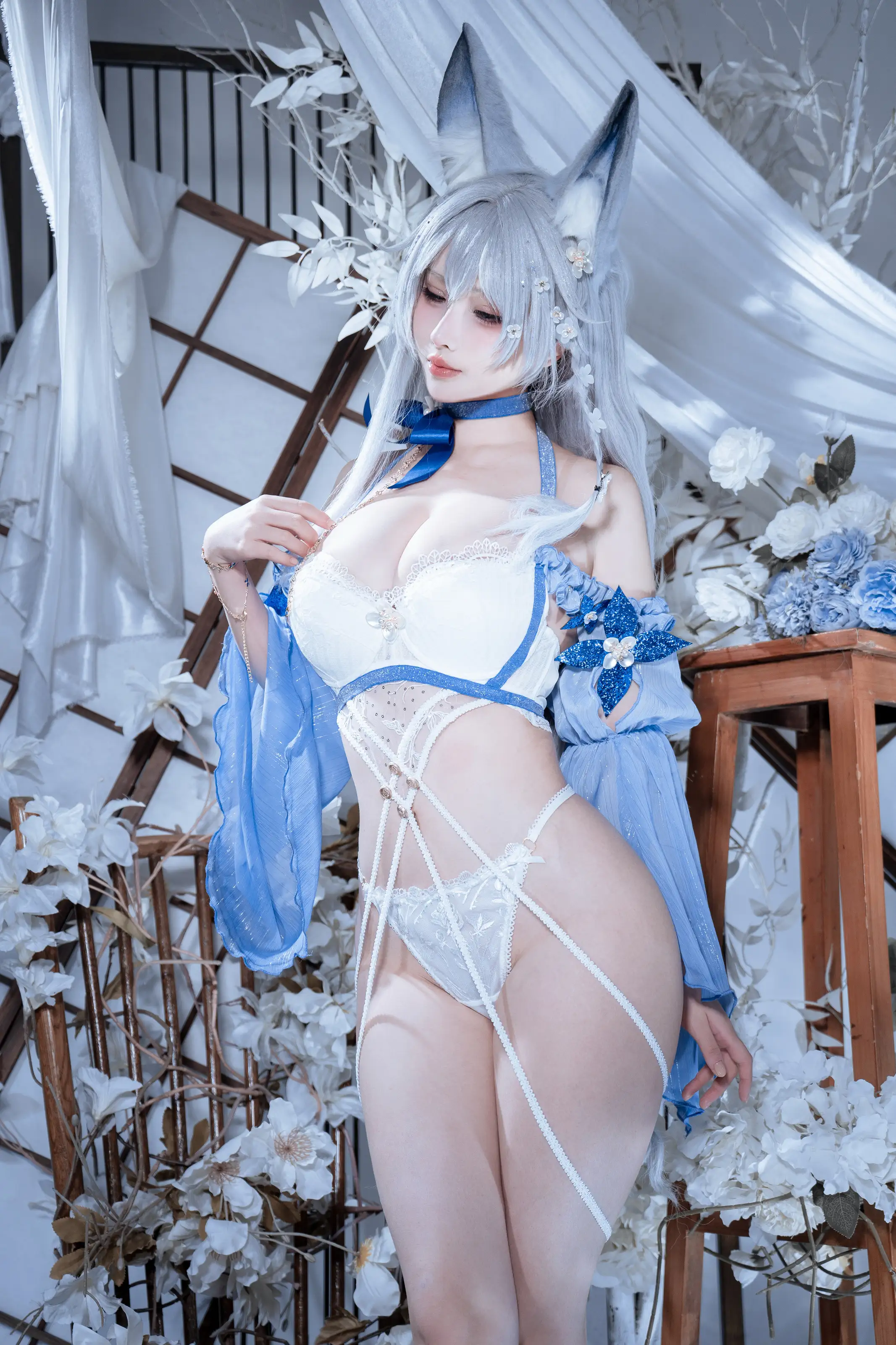 rioko凉凉子 – 碧蓝航线 水色夏日信浓 [37P]-kbjkorean