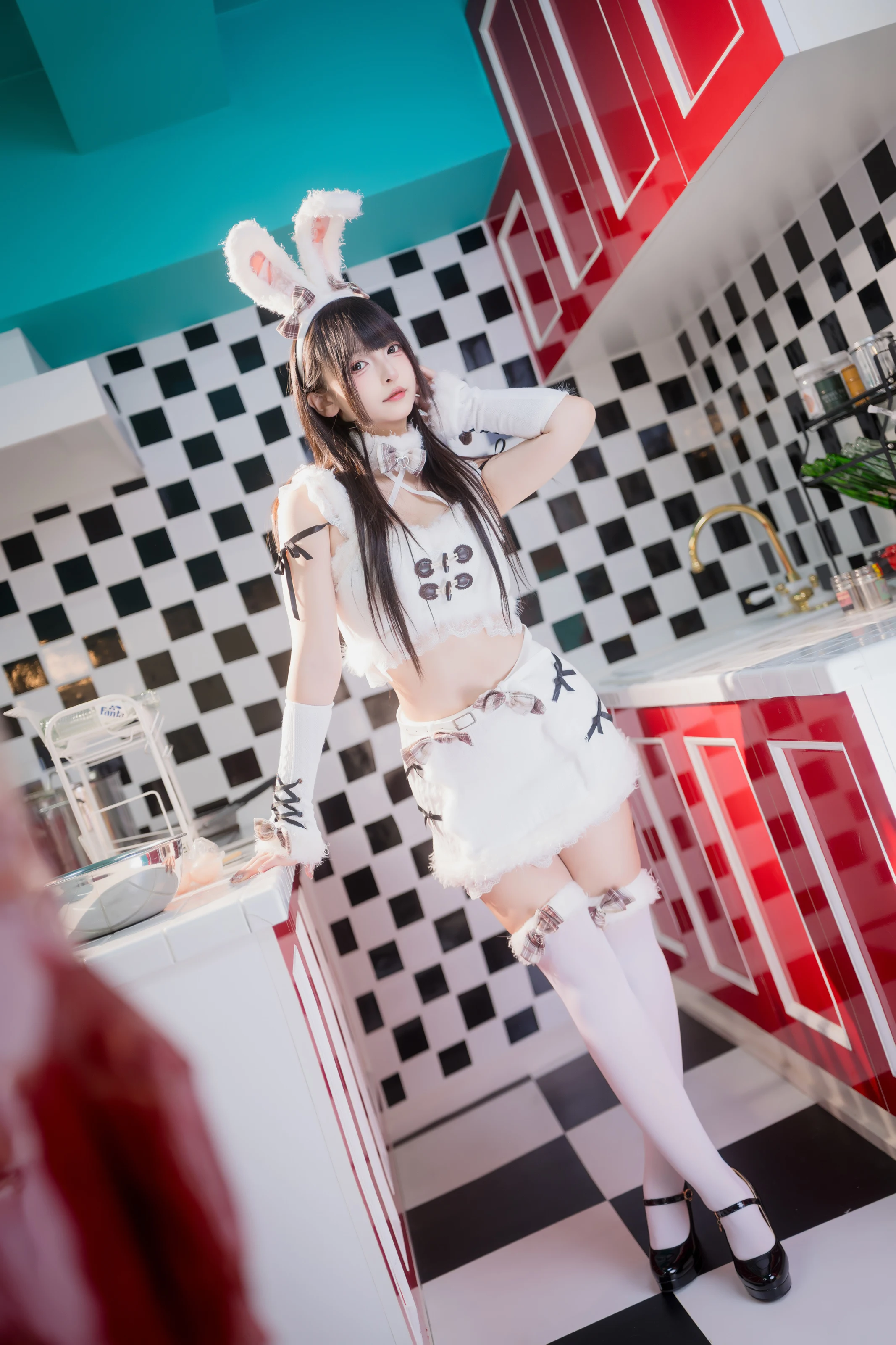 神楽坂真冬 – 毛绒白兔 [75P] 插图4