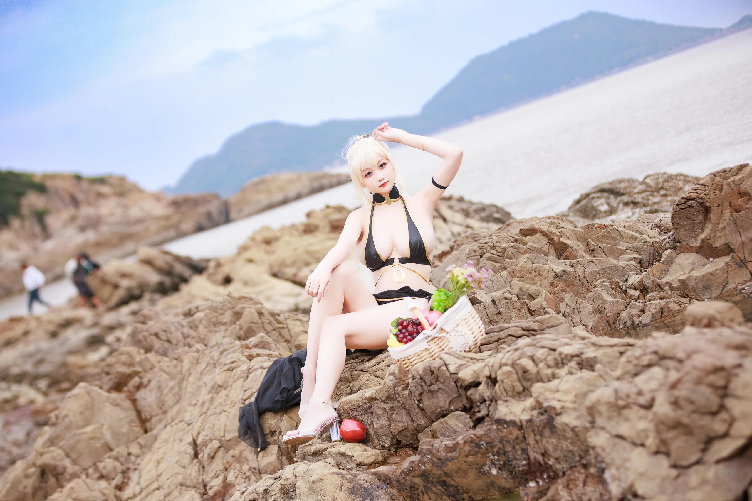 阿雪雪 – FGO 黑贞泳装 [84P] 插图2