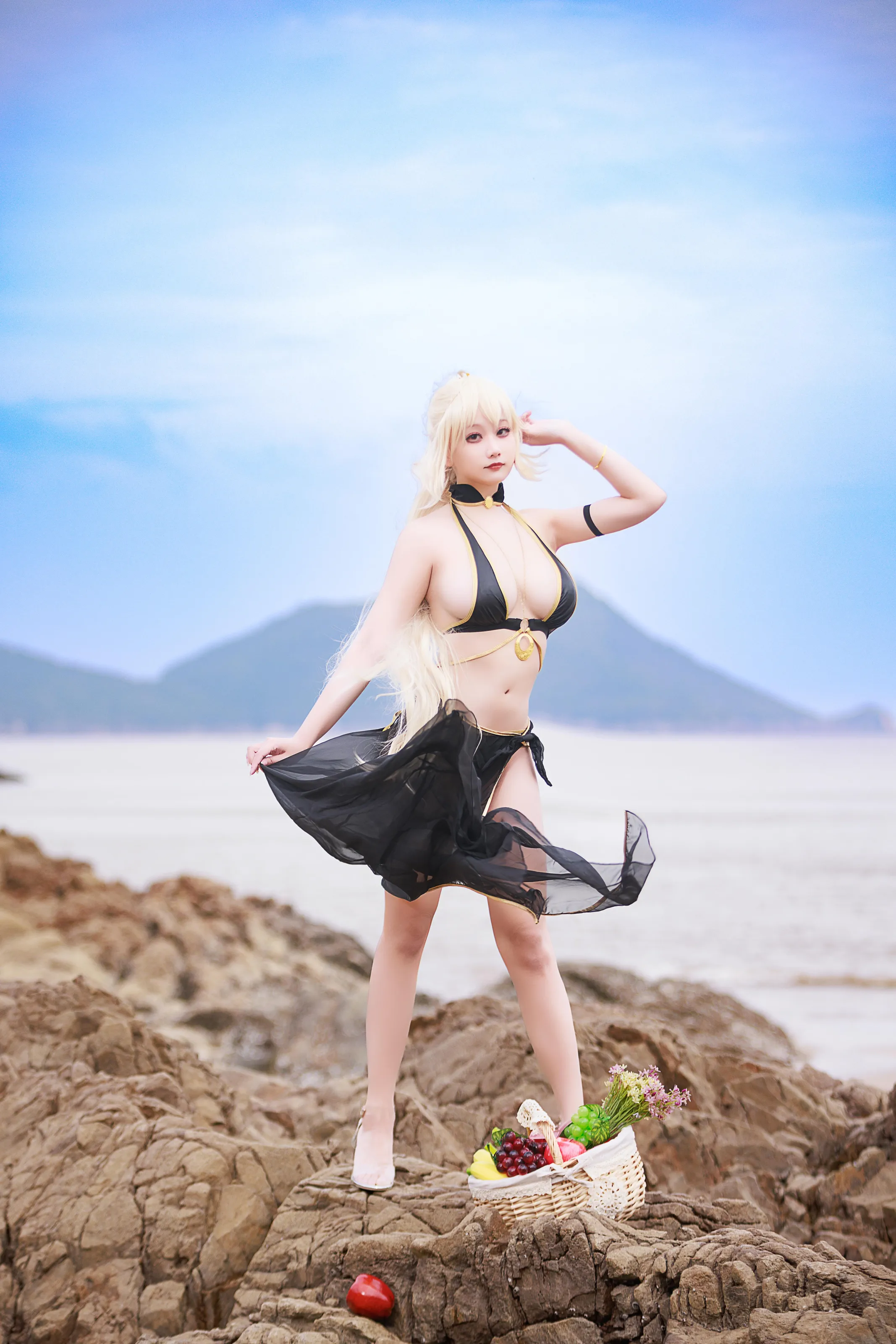 阿雪雪 – FGO 黑贞泳装 [84P] 插图3