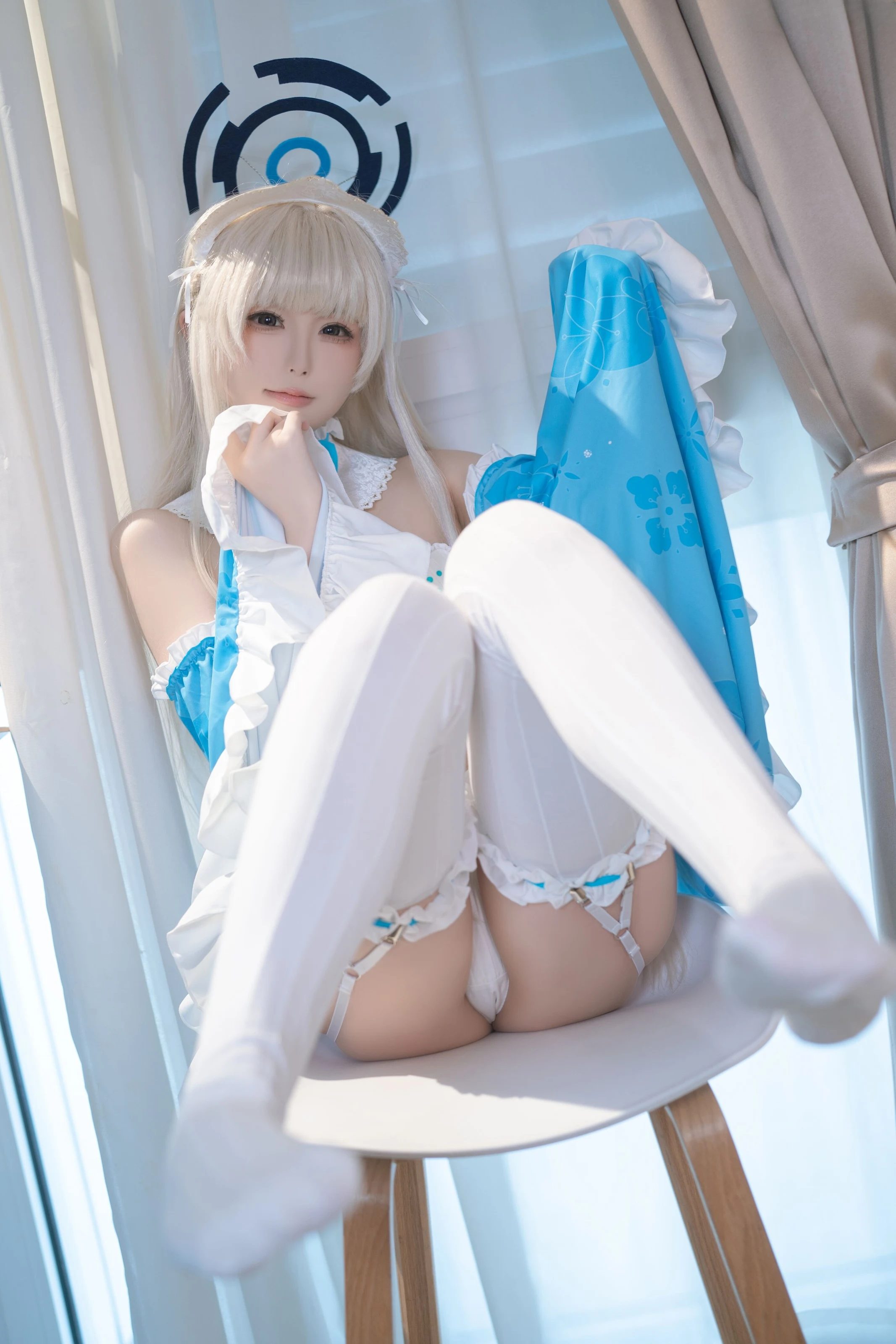 Quan冉有点饿 – 蔚蓝档案 飞鸟马时 和服浴衣 [69P]-秀人网