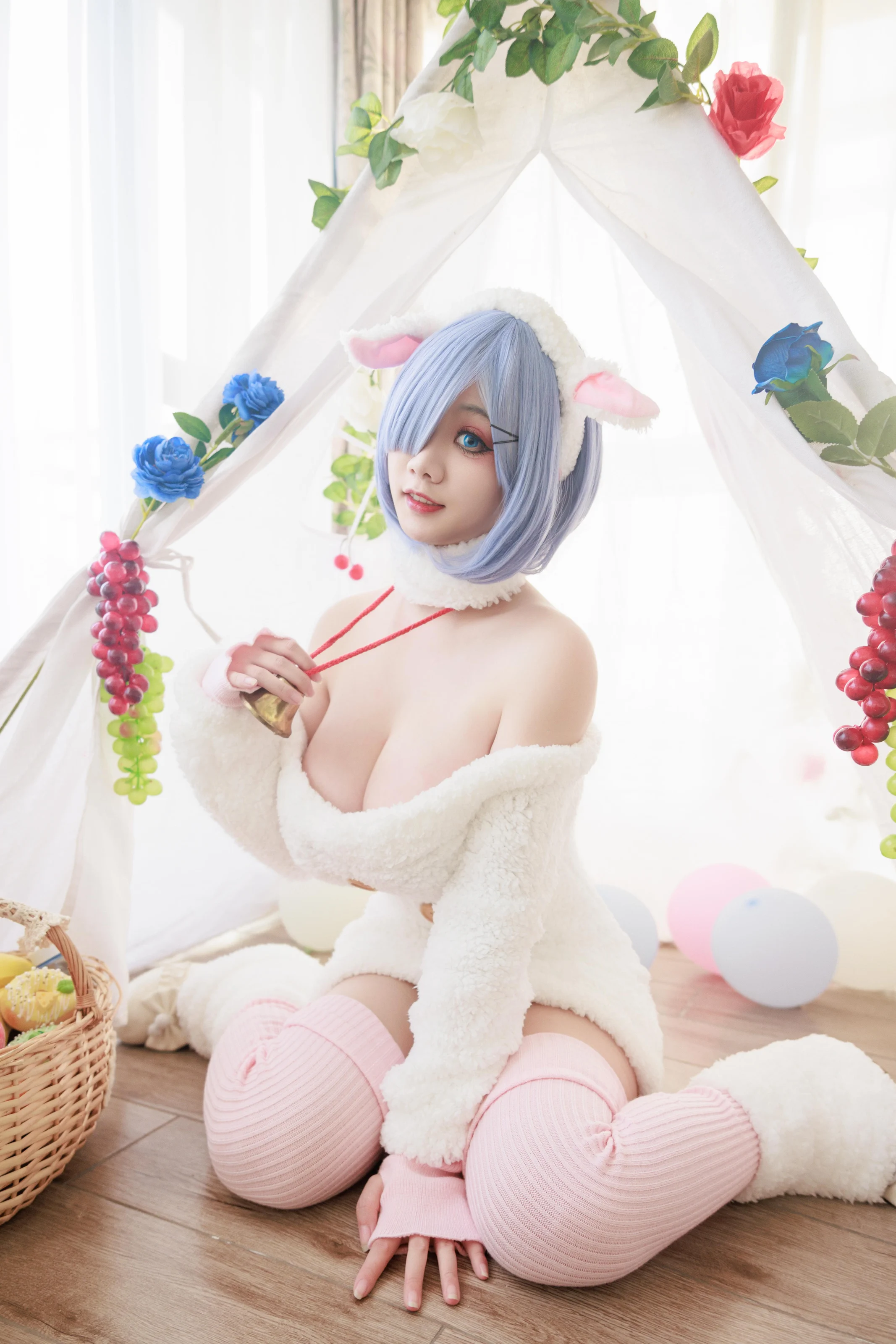 阿雪雪 – 从零开始的异世界生活 蕾姆小羊 [77P]-秀人网