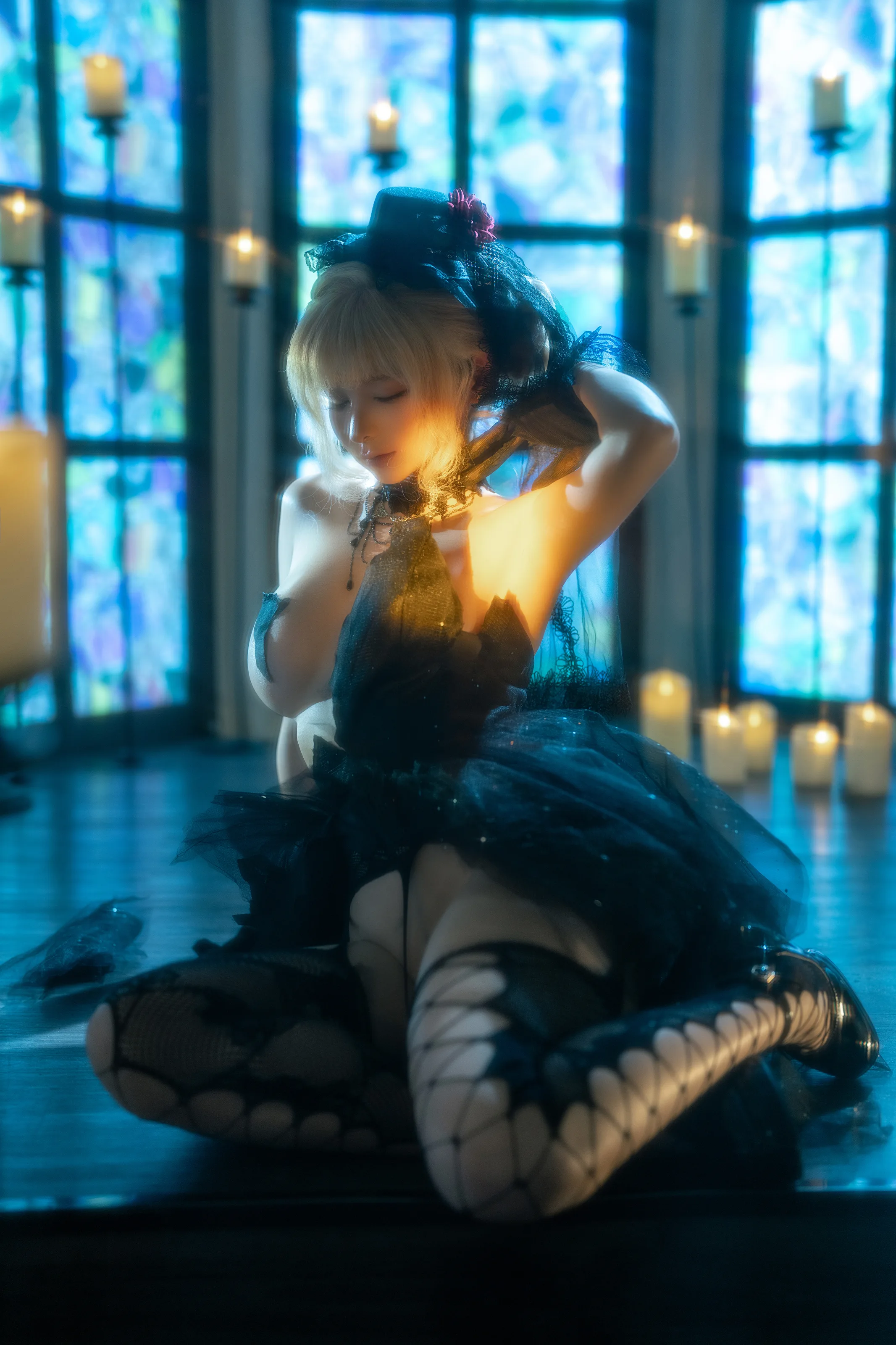 蠢沫沫 – 黑婚纱 [37P]-秀人网