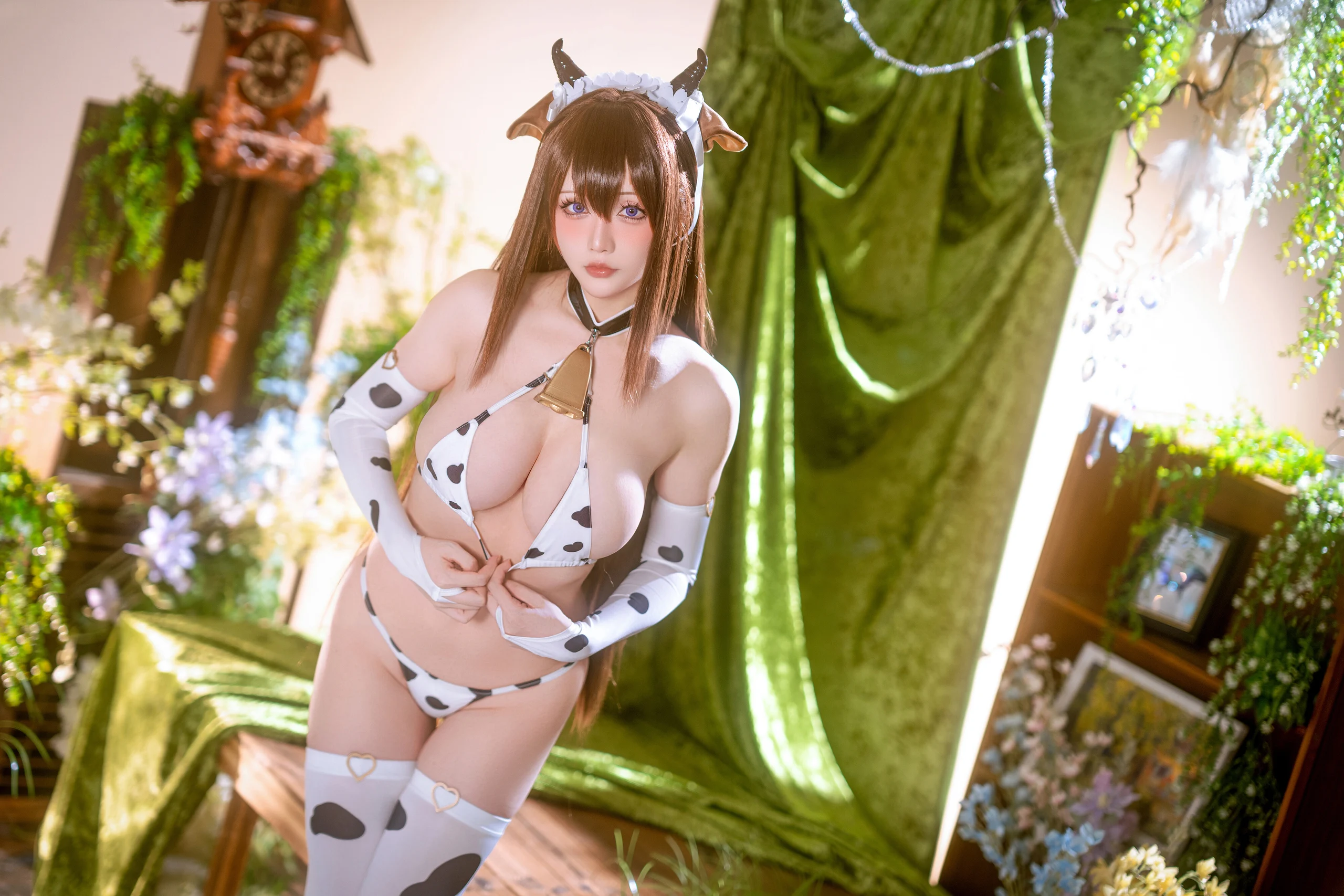 星之迟迟 – 碧蓝航线-樫野·奶牛比基尼 [59P] 插图3