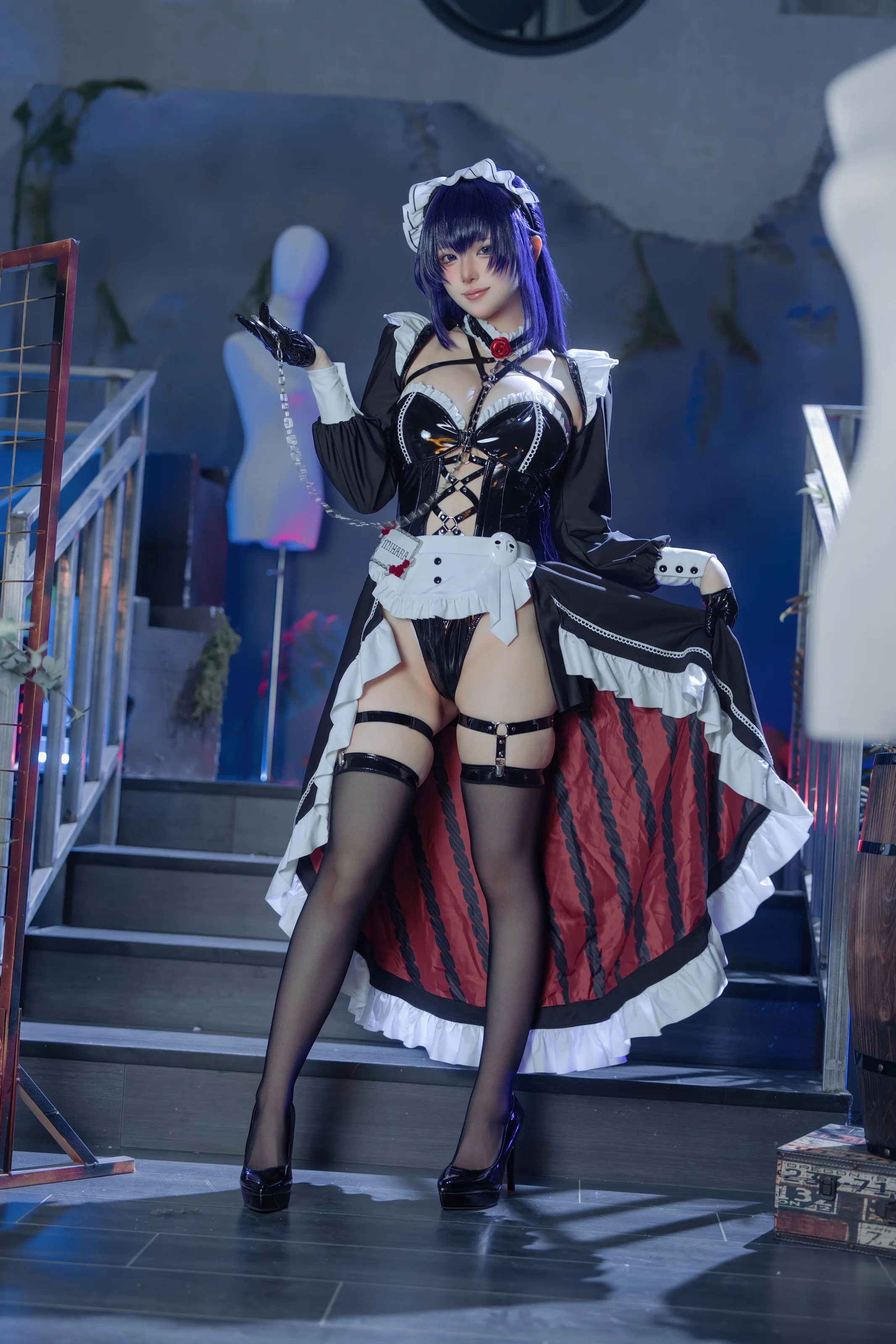 屿鱼 – Nikke胜利女神 米哈拉·咖啡女仆 [80P] 插图3