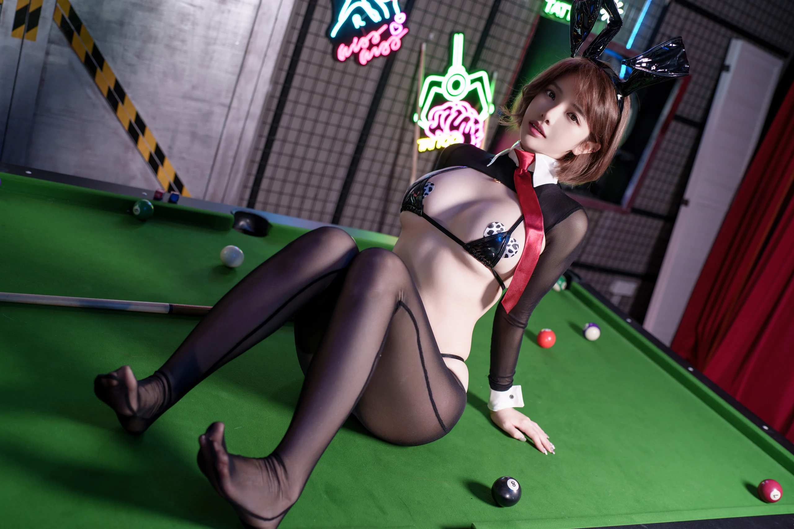 雯妹不讲道理 – 黑色逆兔 [44P] 插图4