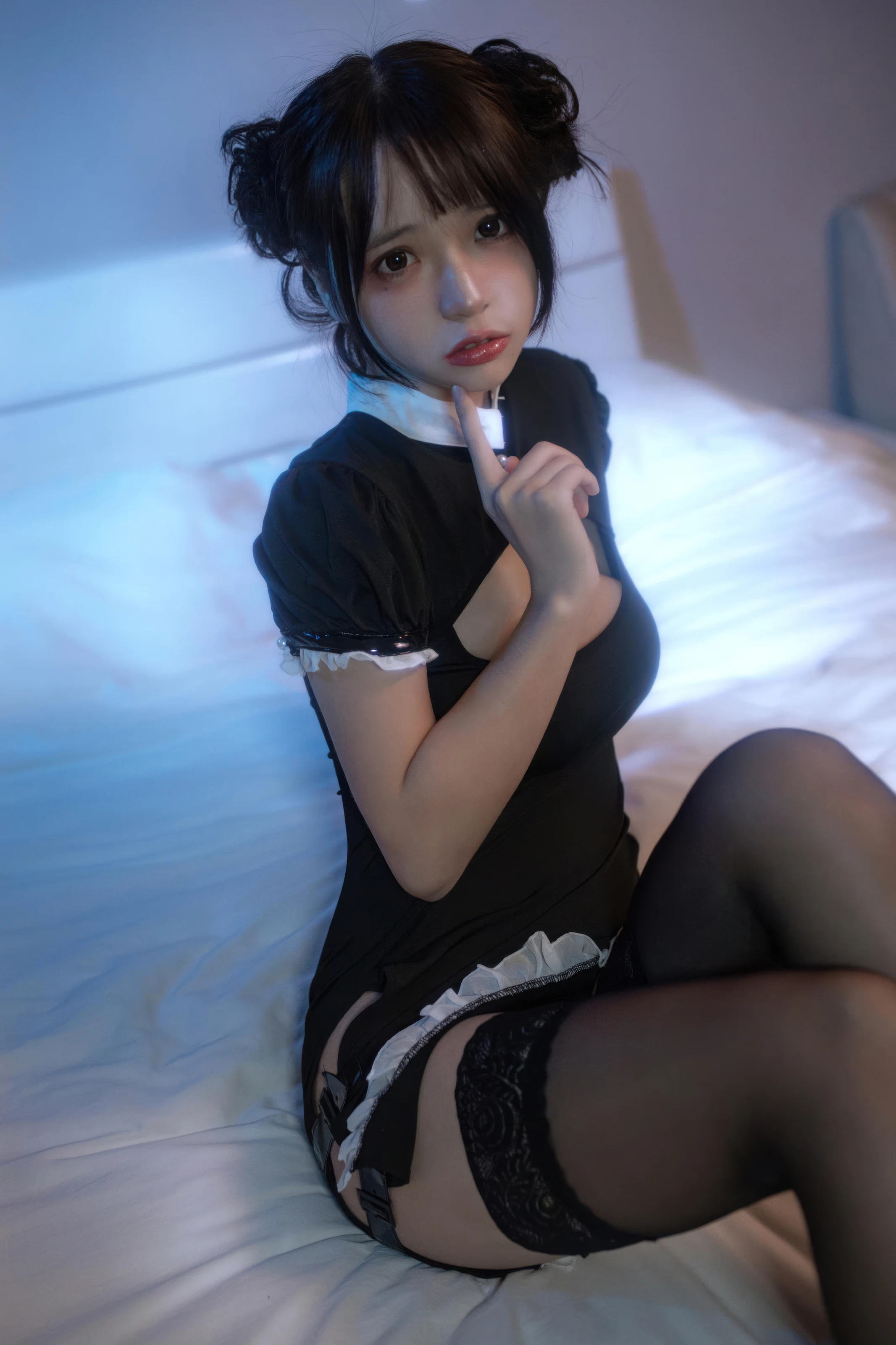 疯猫ss – 黑色护士 [40P] 插图4