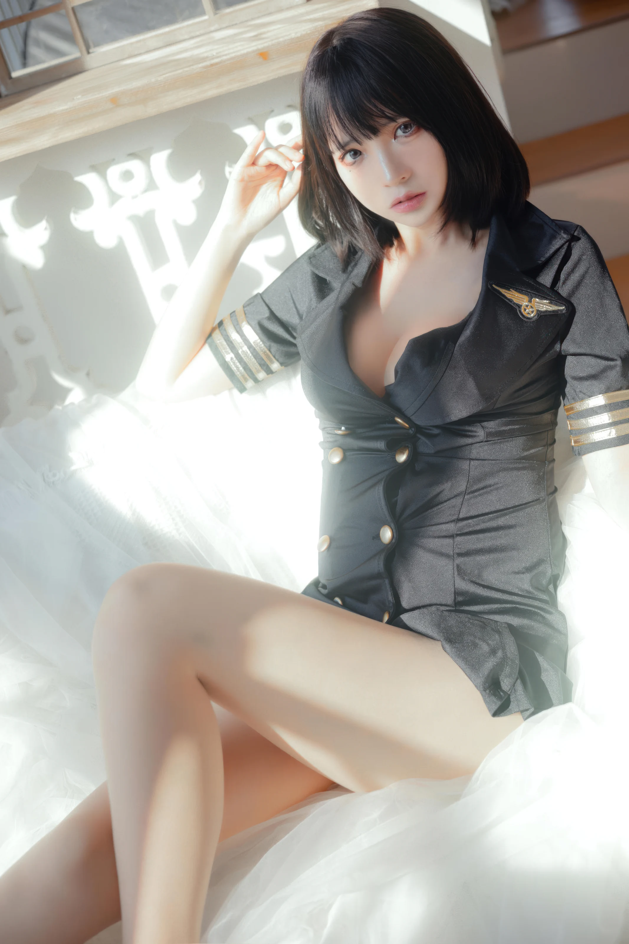 疯猫ss – 黑色制服 [40P] 插图2