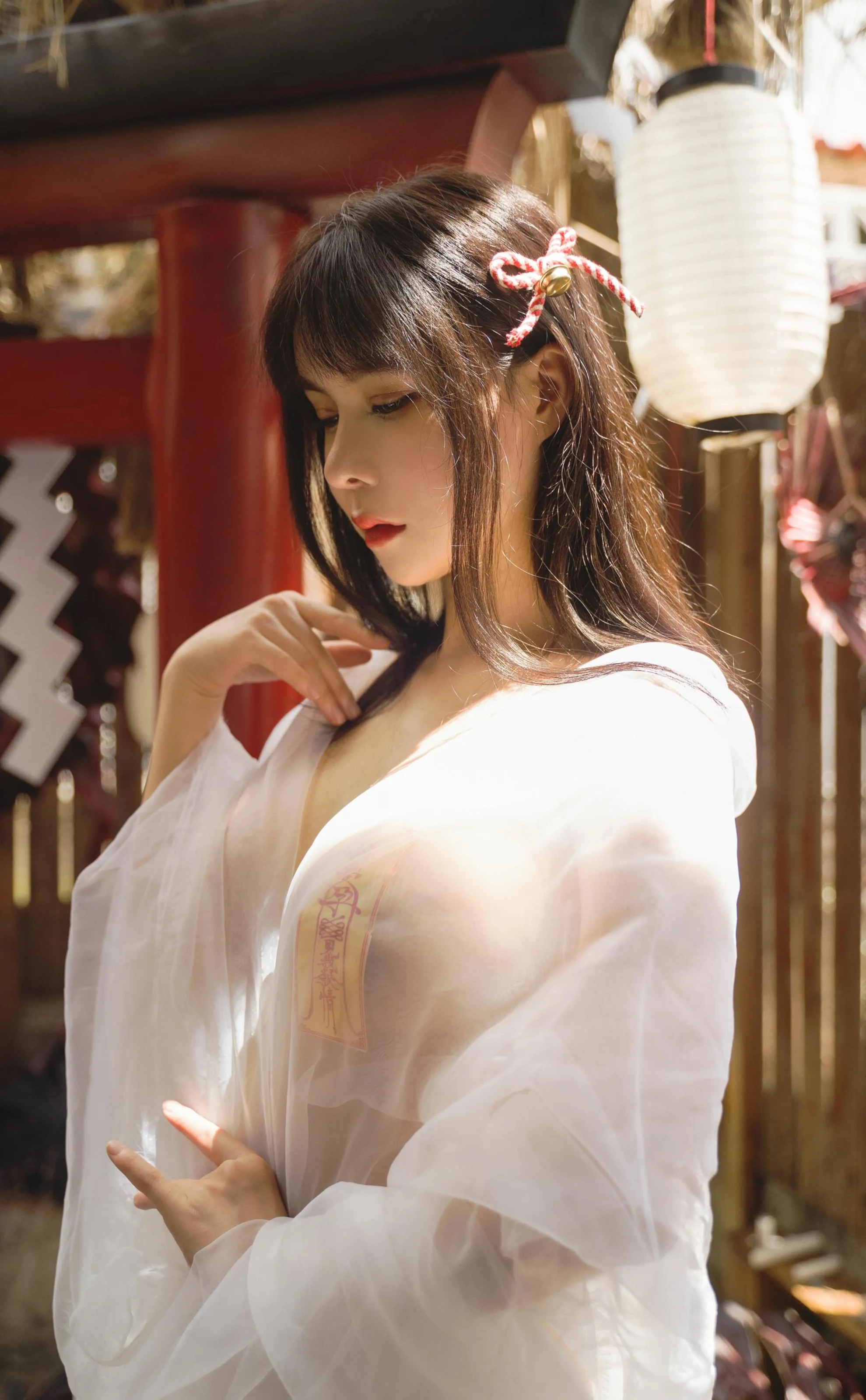 亚马逊鲶鱼 – 神社符纸巫女 [96P] 插图2