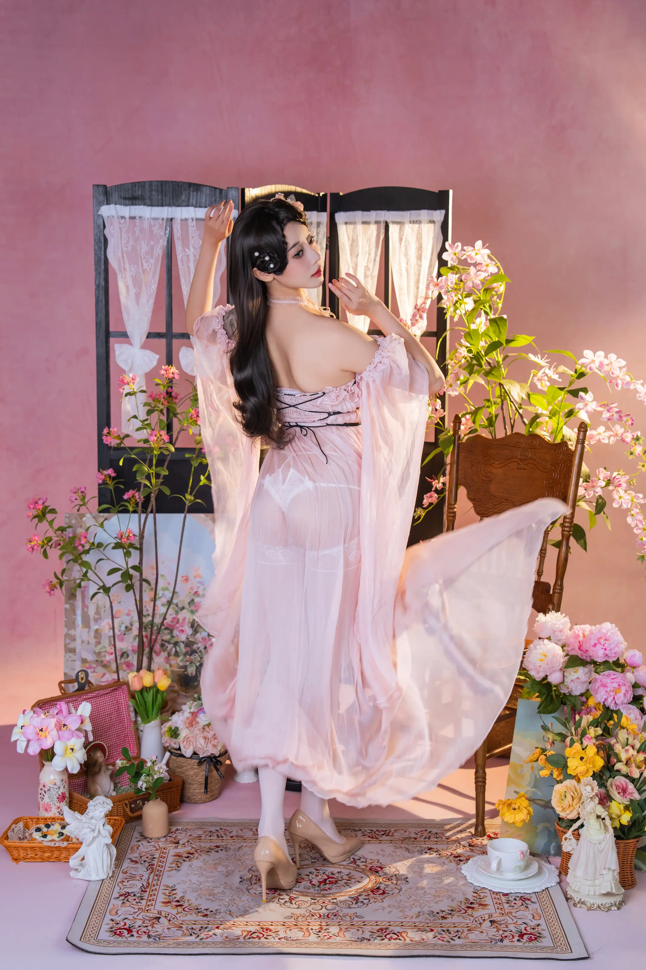 奈汐酱nice – 粉红茶事 [78P] 插图3