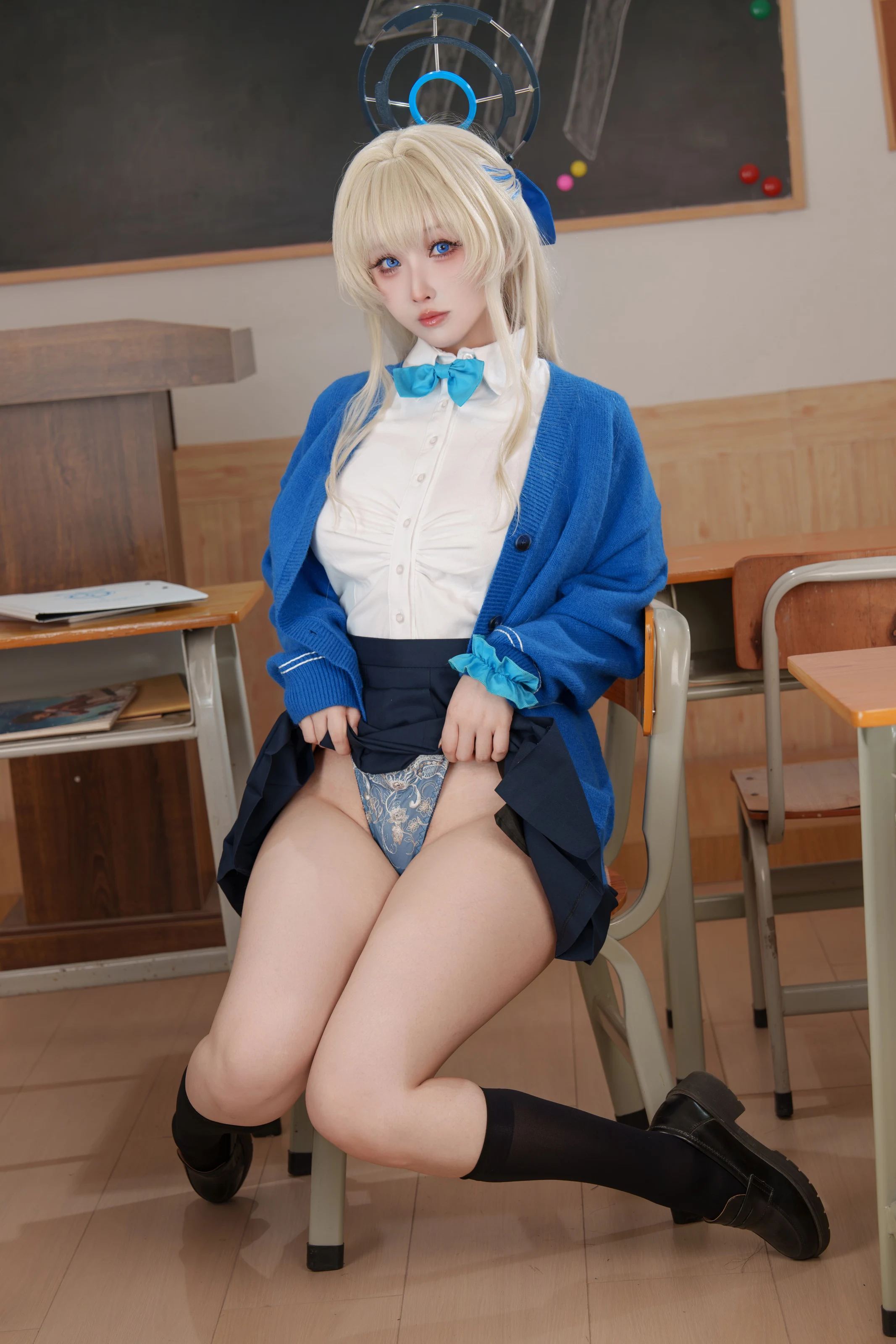 rioko凉凉子 – &KANEKO_咔喵 双人蔚蓝档案 [110P] 插图5