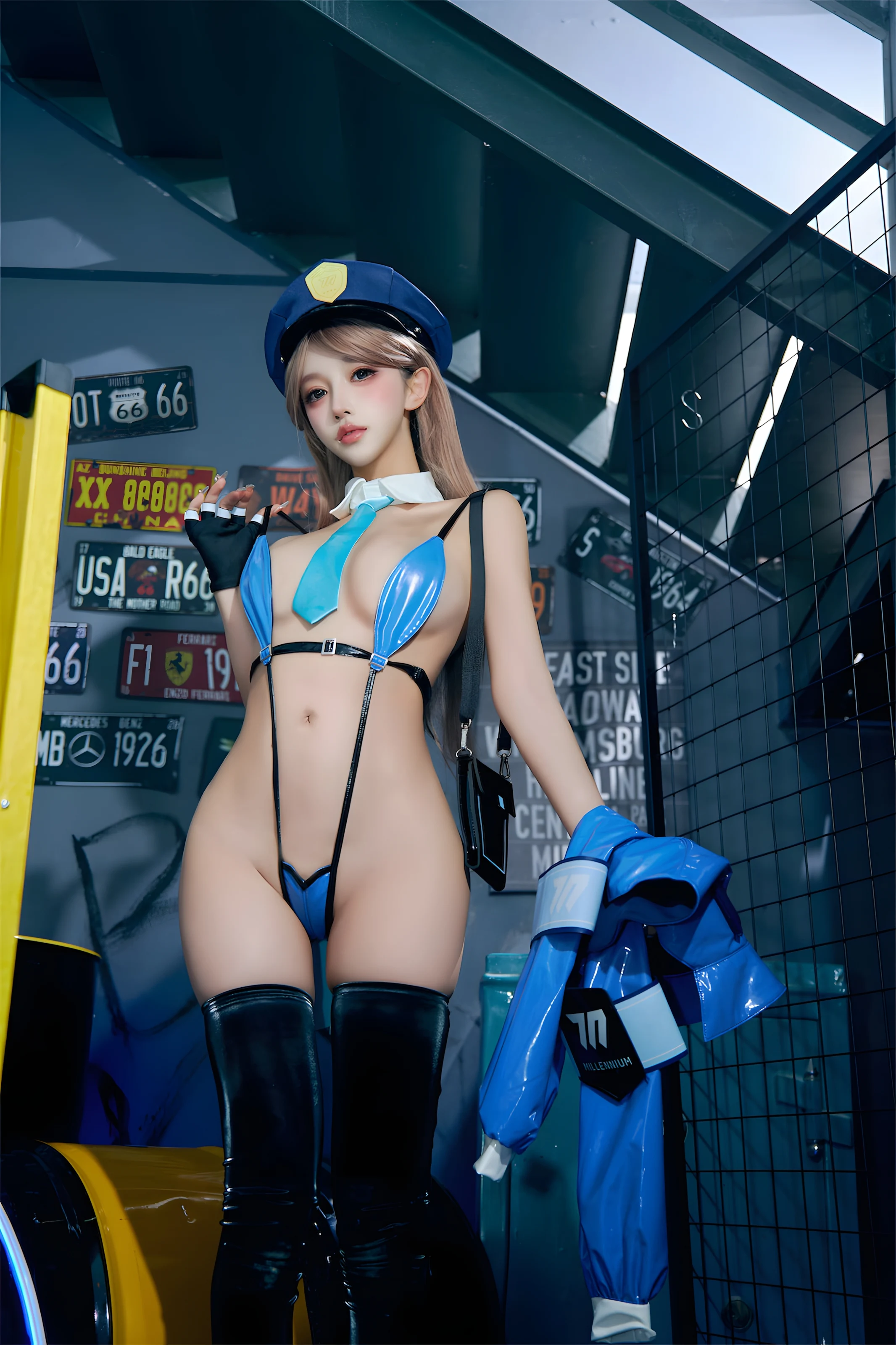 过期米线线喵 – 女保安 [59P]-kbjkorean