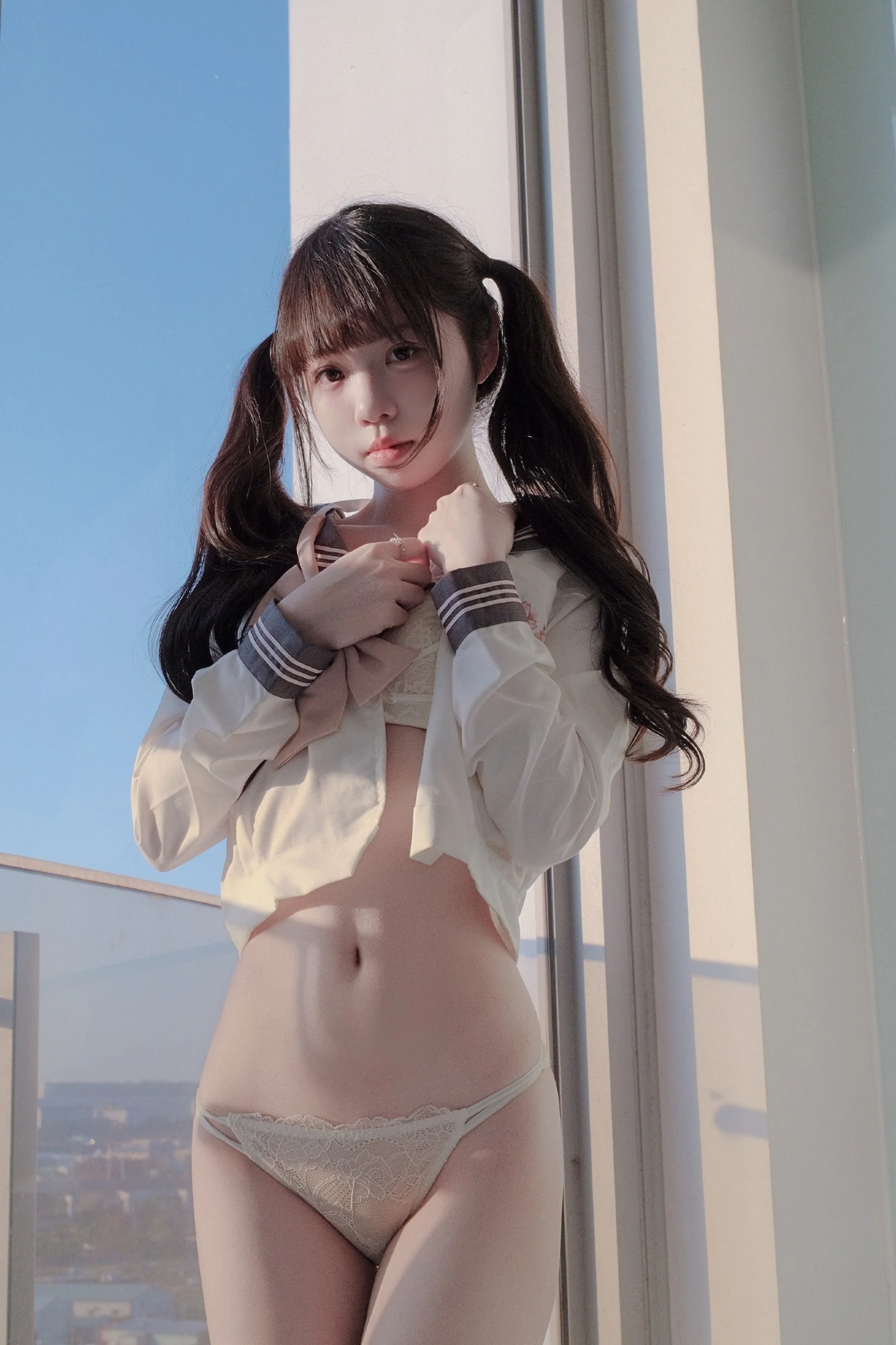 可可小白兔 – 放课后的私人时间 [48P]-秀人网