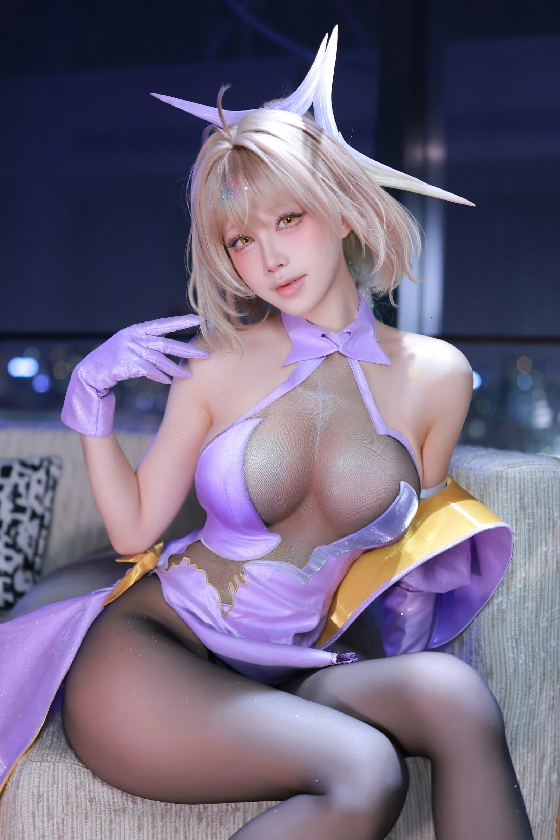 水淼Aqua – Nikke胜利女神 阿妮斯·超级巨星·星光 [54P] 插图4