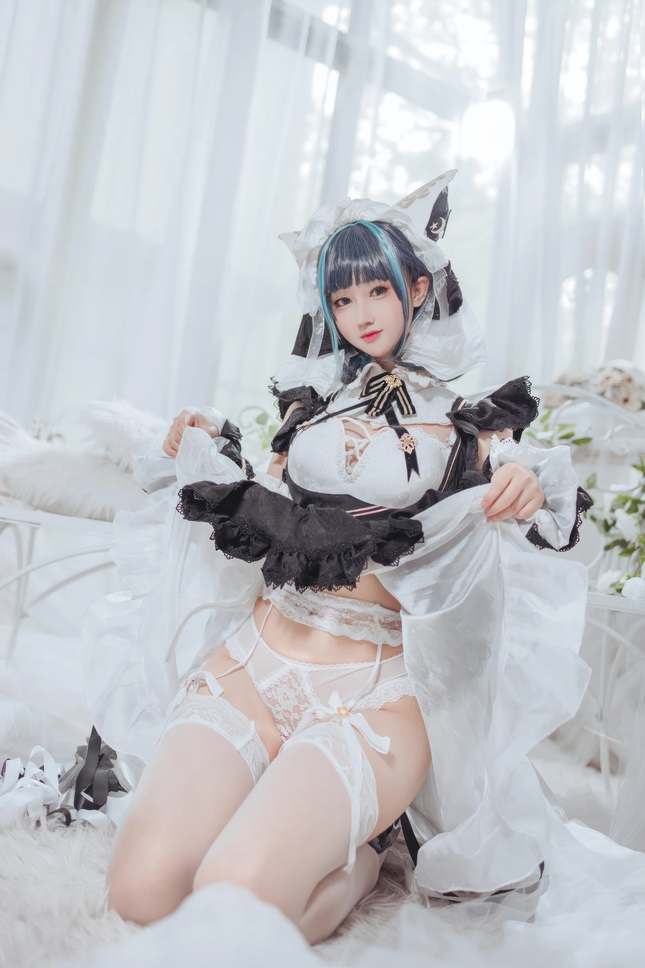 羽生三未 – 碧蓝航线 柴郡 [35P]-秀人网