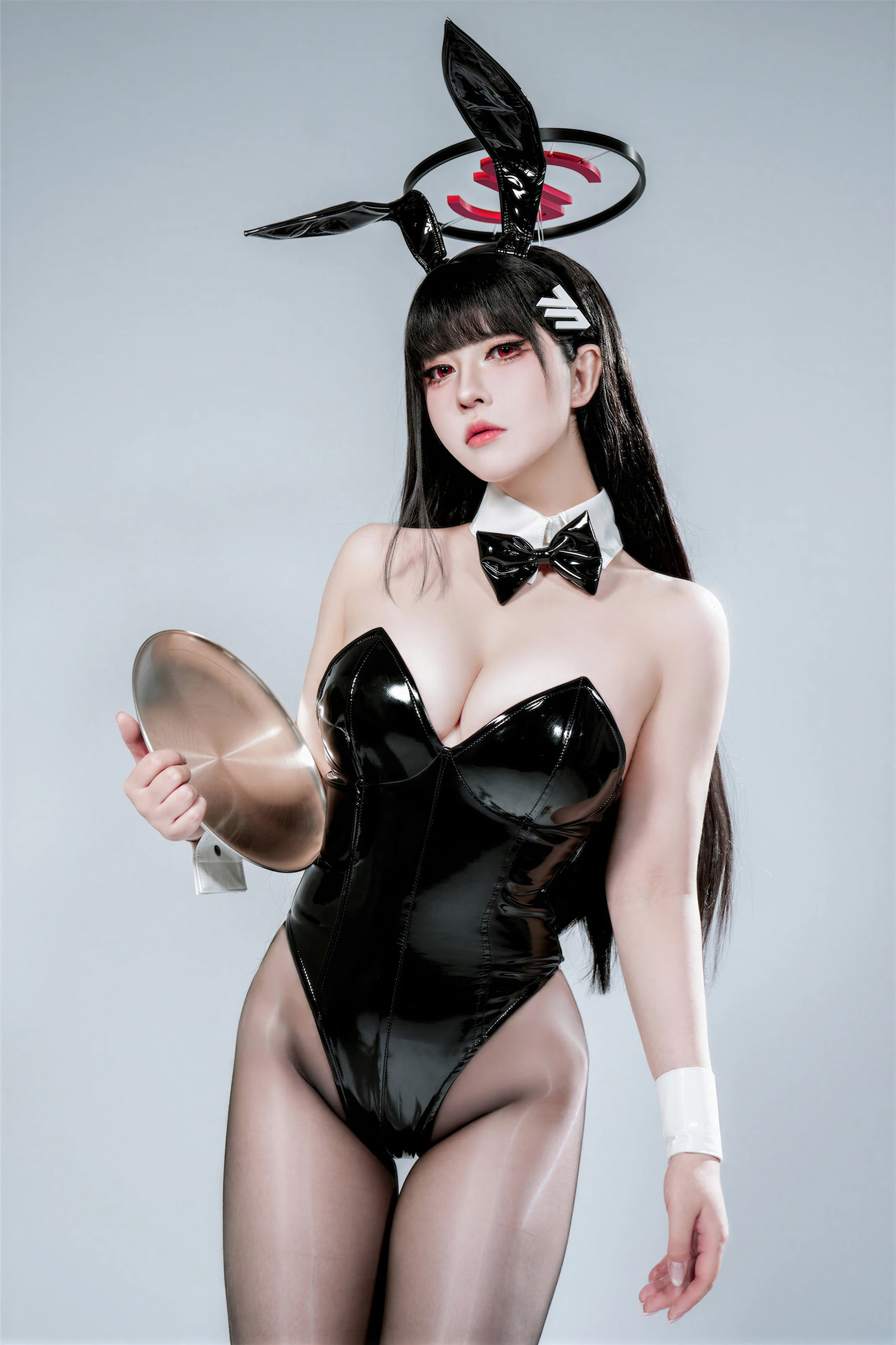 半半子 – 蔚蓝档案 调月莉音兔女郎 [57P]-秀人网