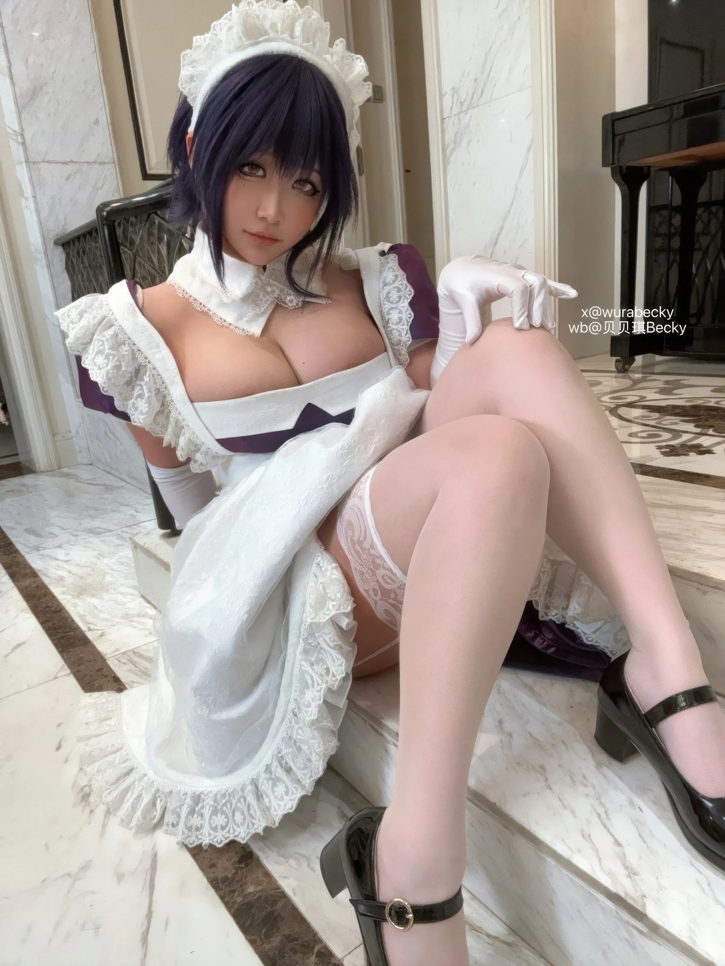 贝贝琪Becky – 最近雇的女仆有点怪 莉莉丝 [55P]-秀人网