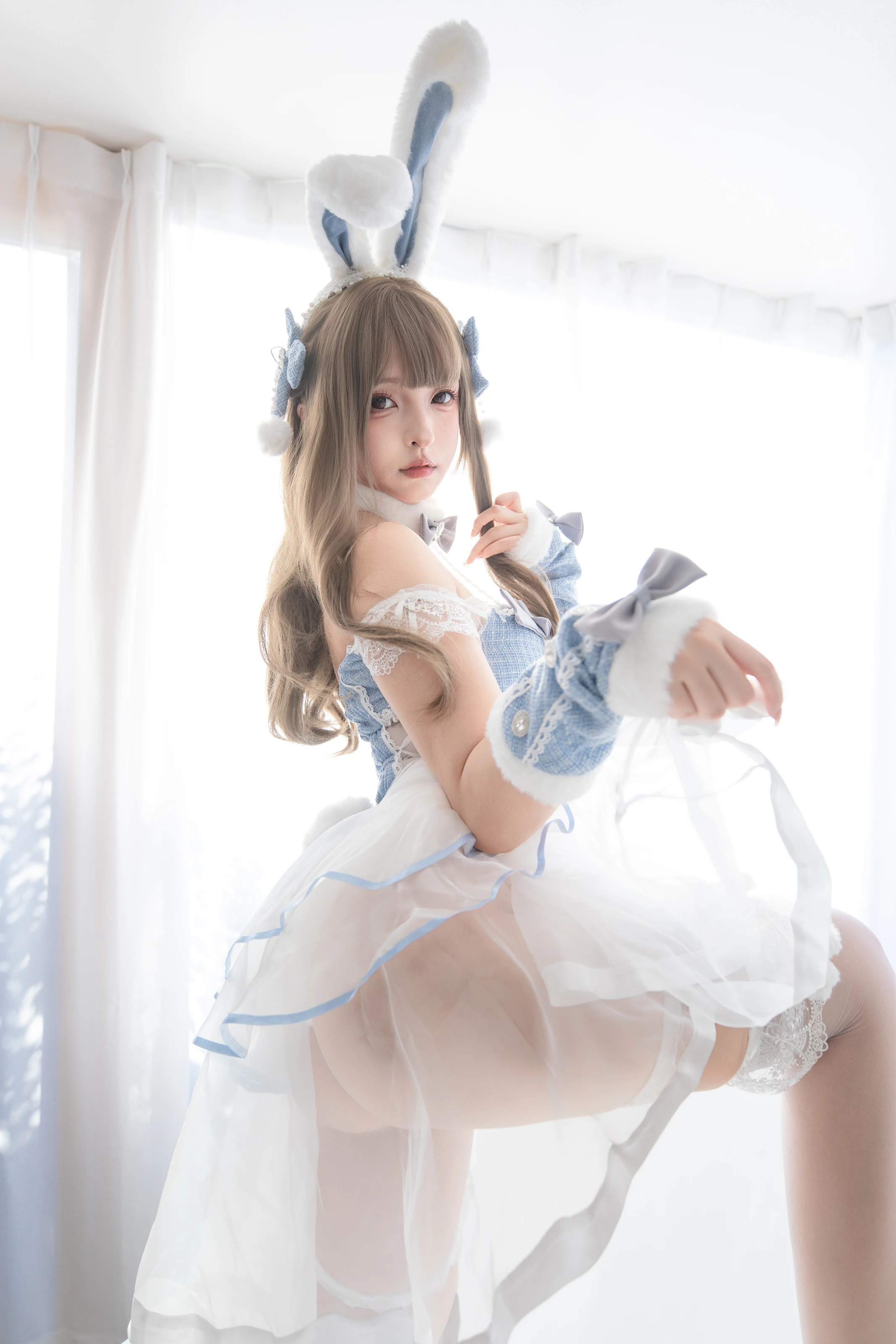 神楽坂真冬 – 萌兔初沐 [150P]-秀人网