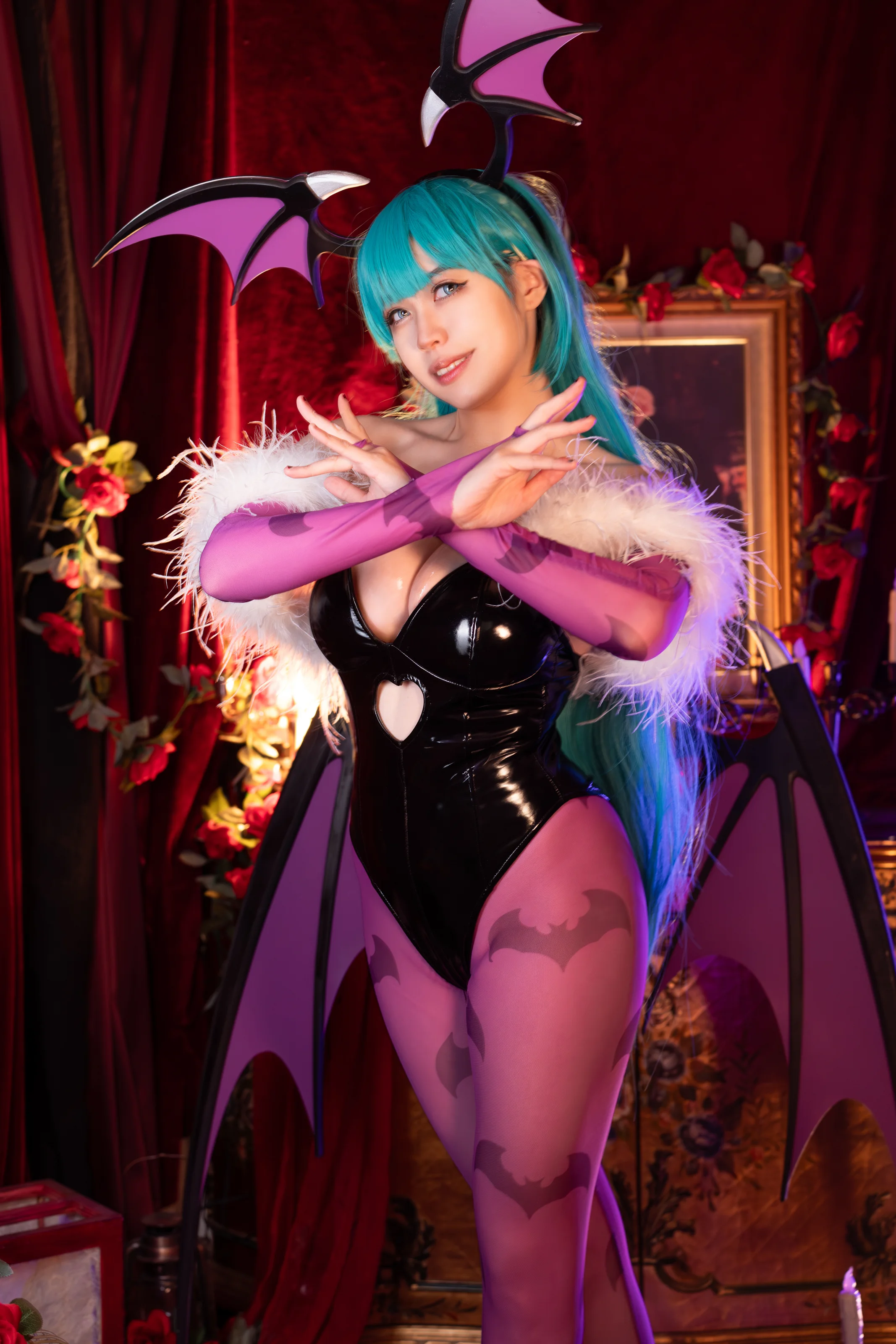 Hatori Sama(奈奈紀) – Morrigan Darkstalkers [39P] 插图3