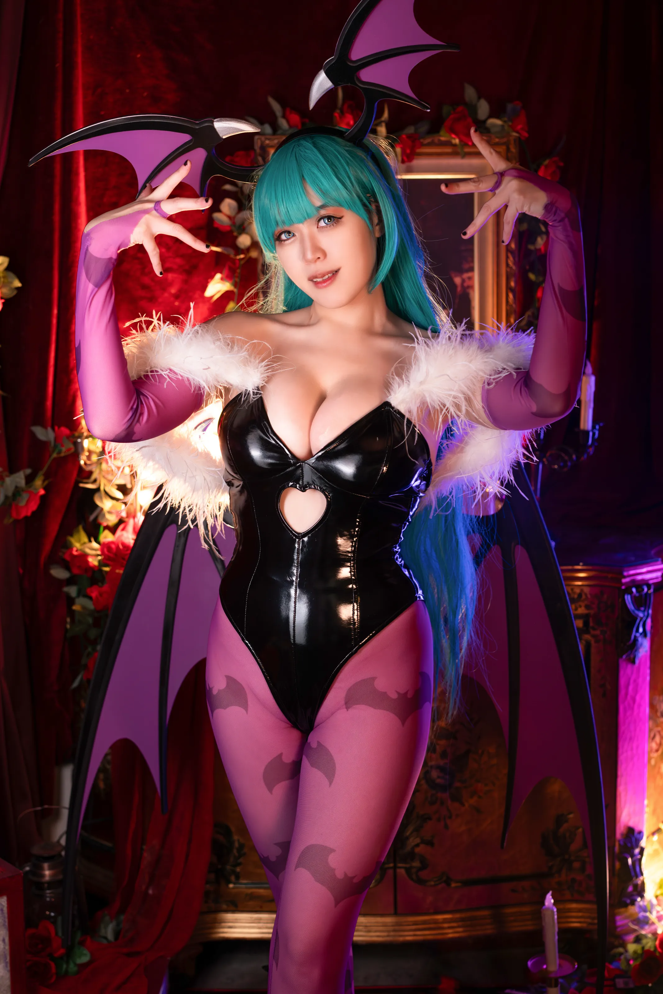 Hatori Sama(奈奈紀) – Morrigan Darkstalkers [39P]-秀人网