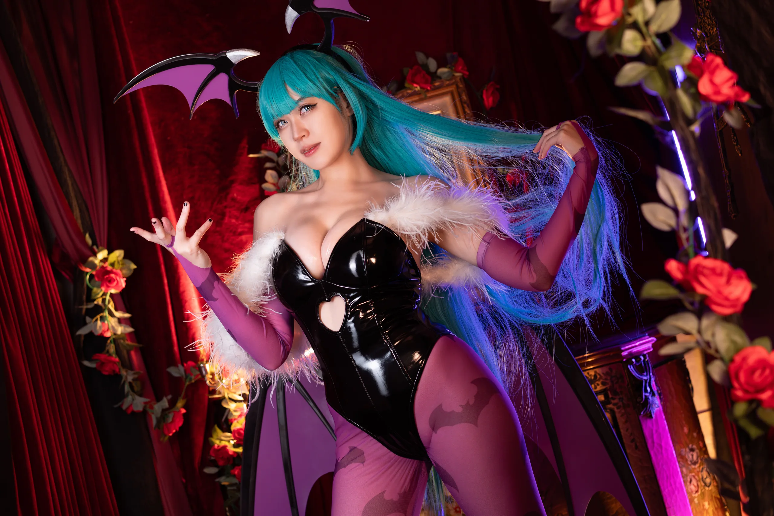 Hatori Sama(奈奈紀) – Morrigan Darkstalkers [39P] 插图5