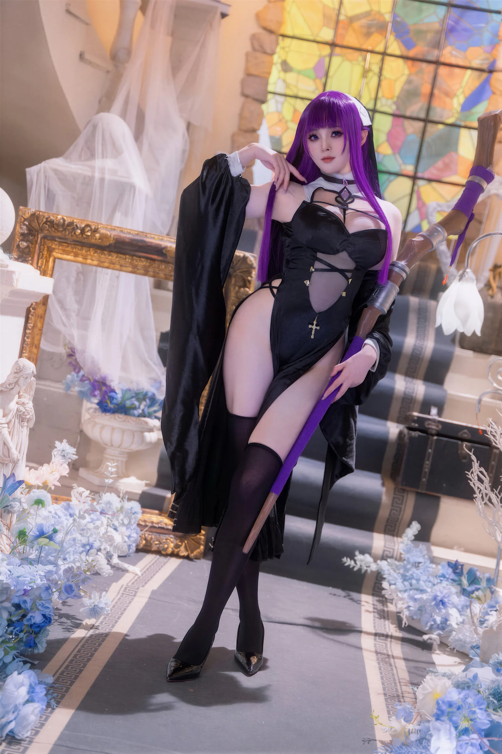Natsuko夏夏子 – 葬送的芙莉莲 菲伦 修女 [123P] 插图3