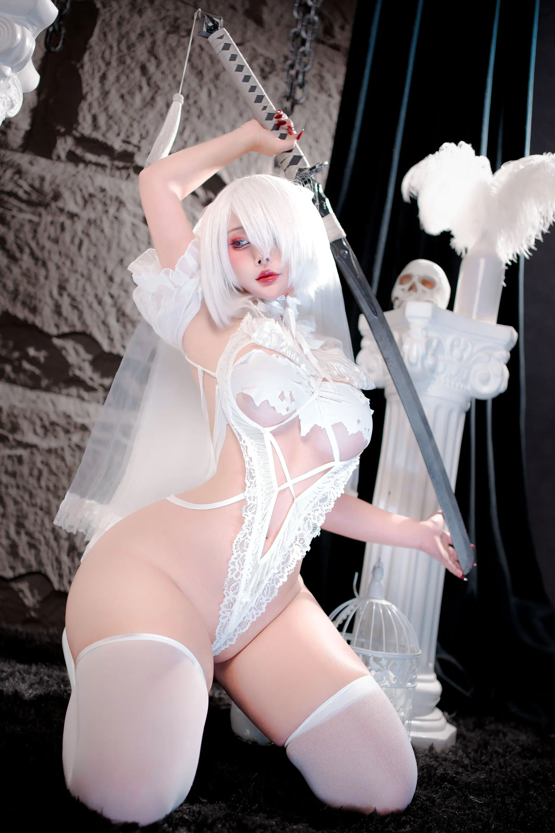 Sayo Momo – 2B Bride [51P] - 秀人网-秀人网