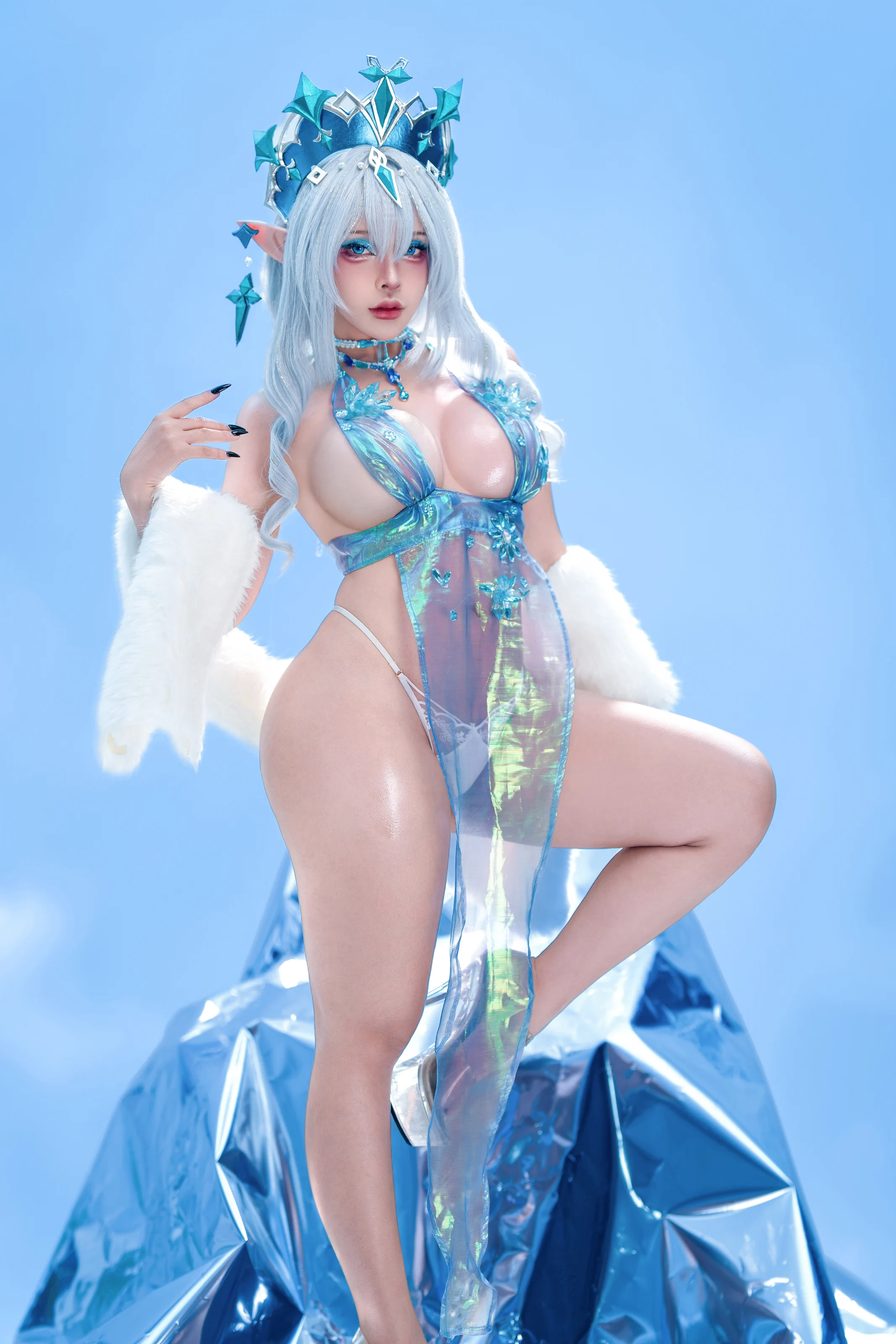 Sayo Momo – Genshin Impact Tsaritsa Empress of Ice 氷の女皇 [99P] 插图3