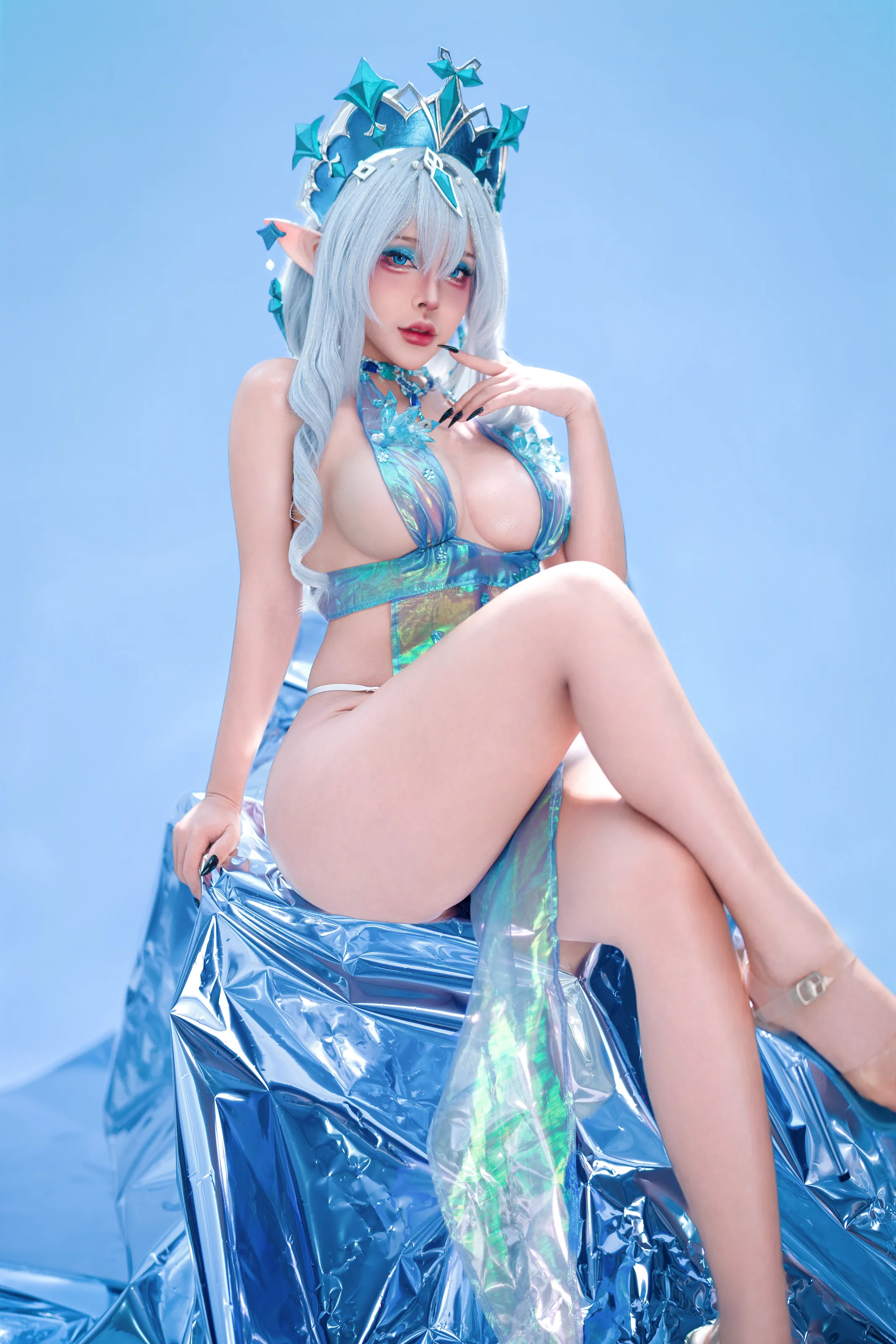 Sayo Momo – Genshin Impact Tsaritsa Empress of Ice 氷の女皇 [99P] 插图6